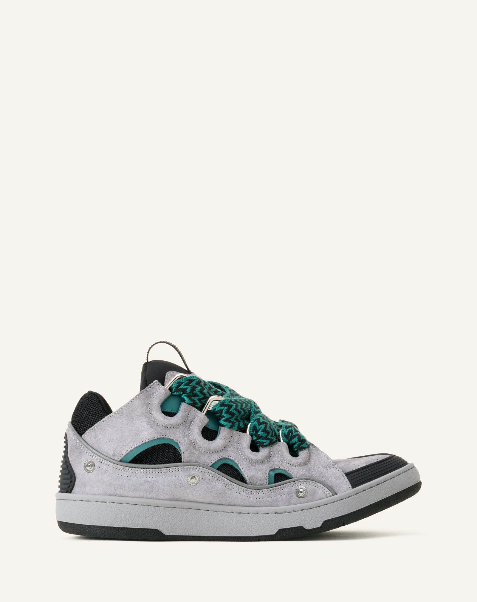CURB PATCH SNEAKERS IN LEATHER - Image 3