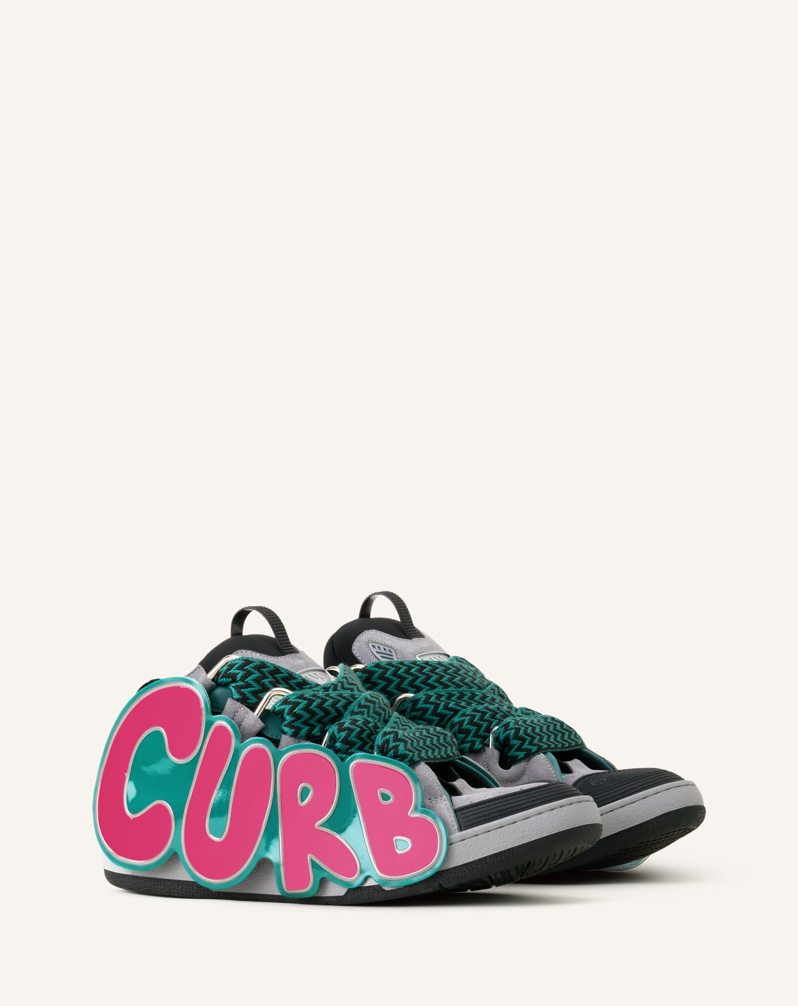 CURB PATCH SNEAKERS IN LEATHER - Image 5