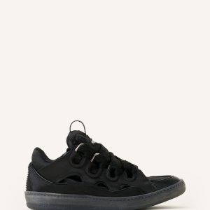 CURB SNEAKERS IN SATIN