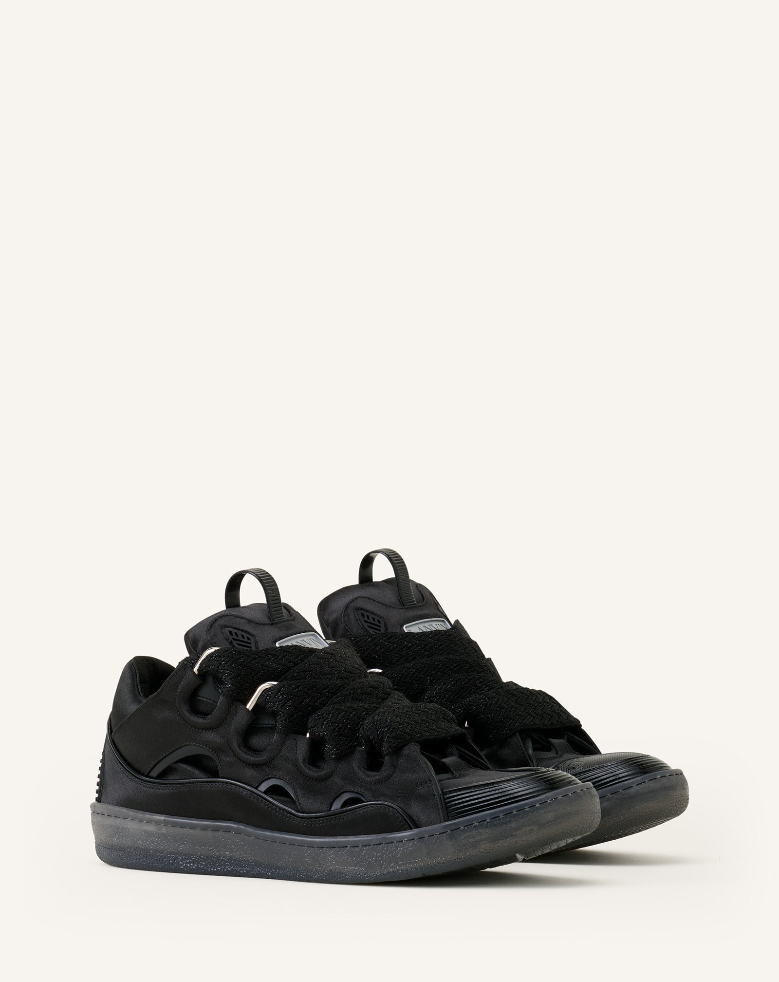CURB SNEAKERS IN SATIN - Image 2