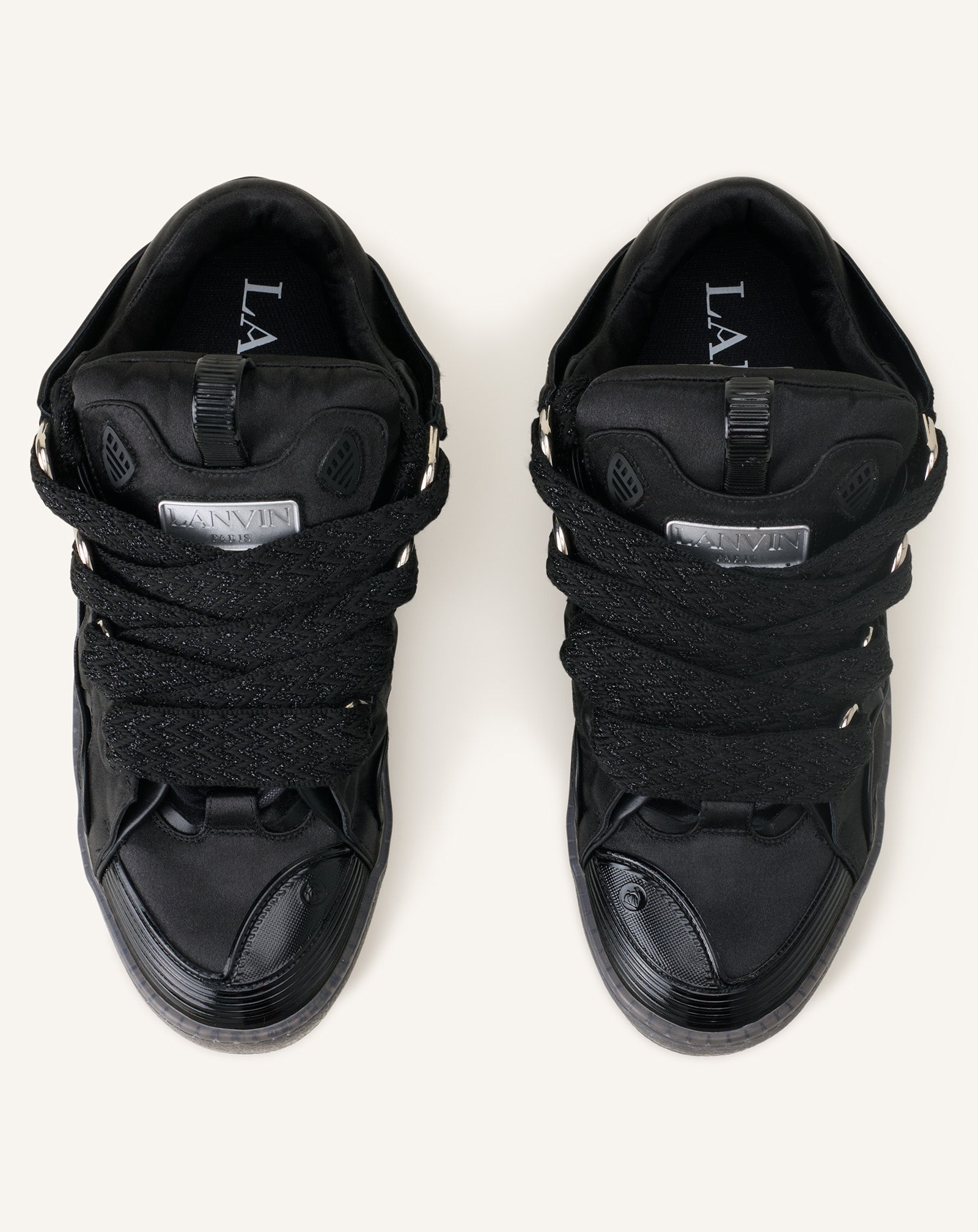 CURB SNEAKERS IN SATIN - Image 4