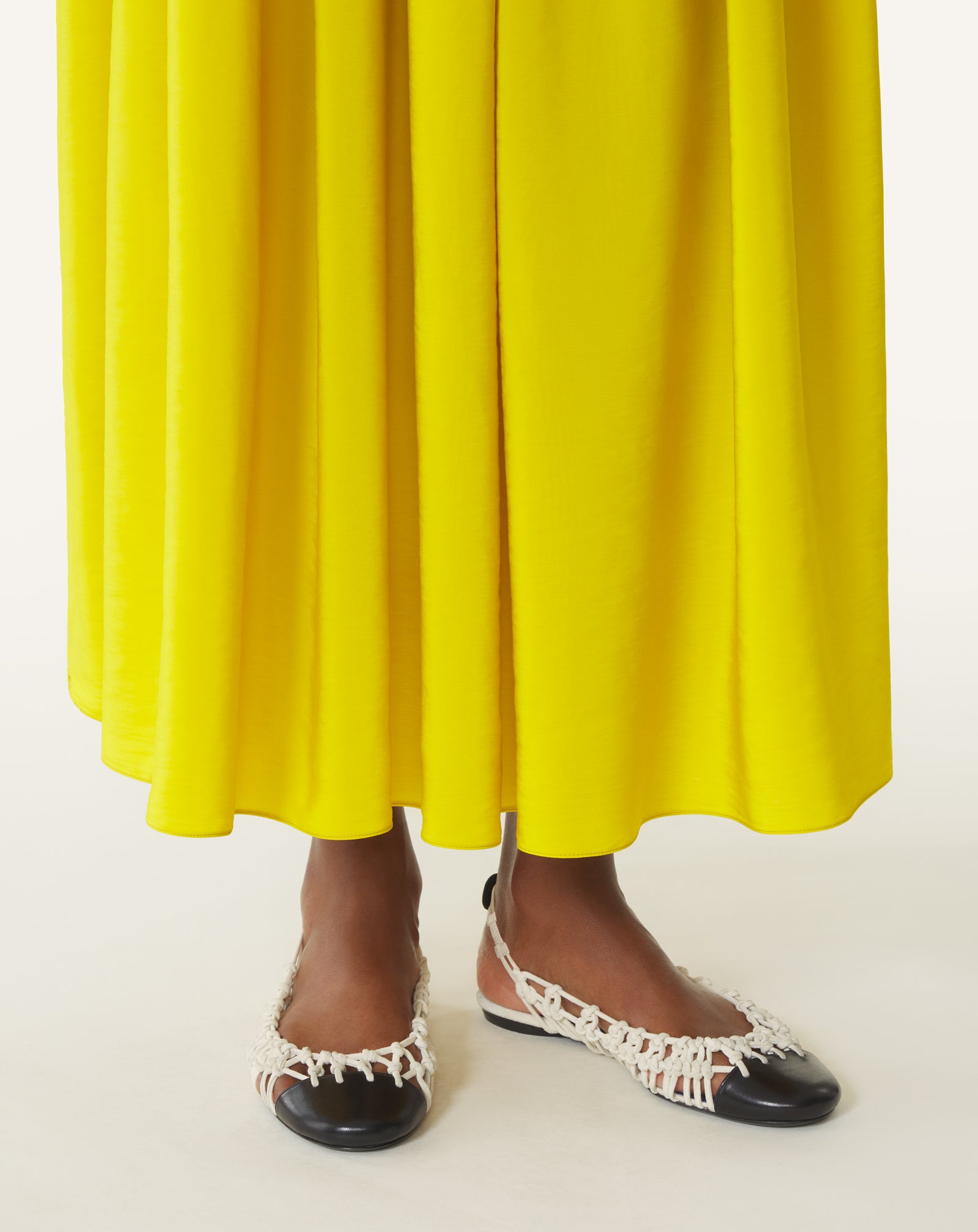 KNITLINE SLINGBACK BALLERINA IN LEATHER - Image 7