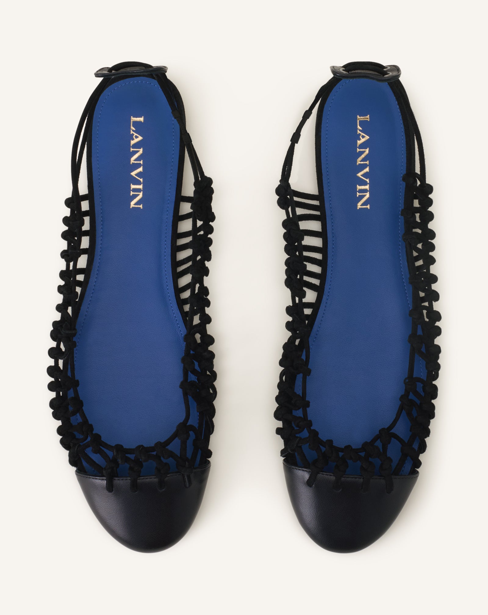 KNITLINE SLINGBACK BALLERINA IN LEATHER - Image 4