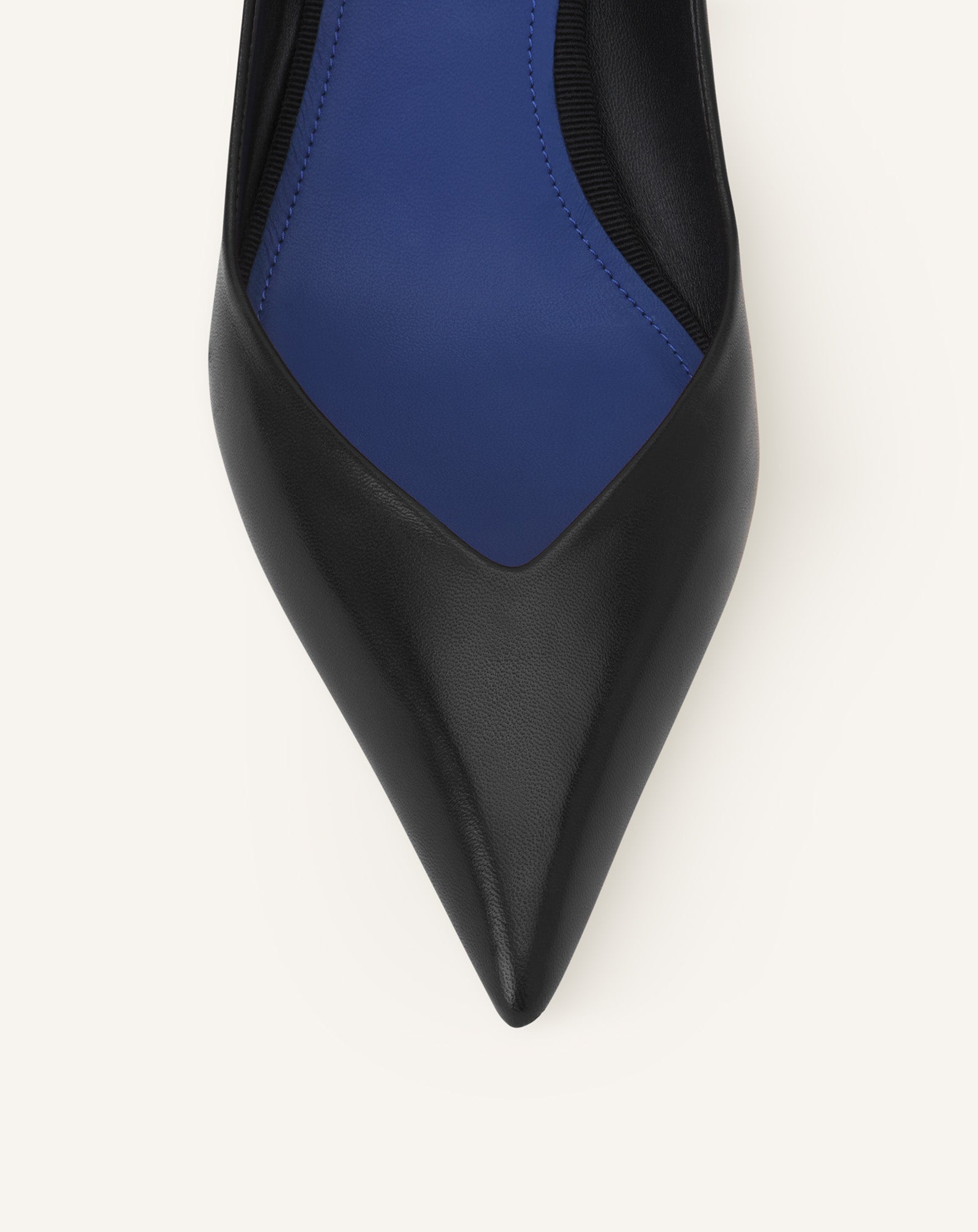 MIDNIGHT STEP PUMP IN LEATHER - Image 5