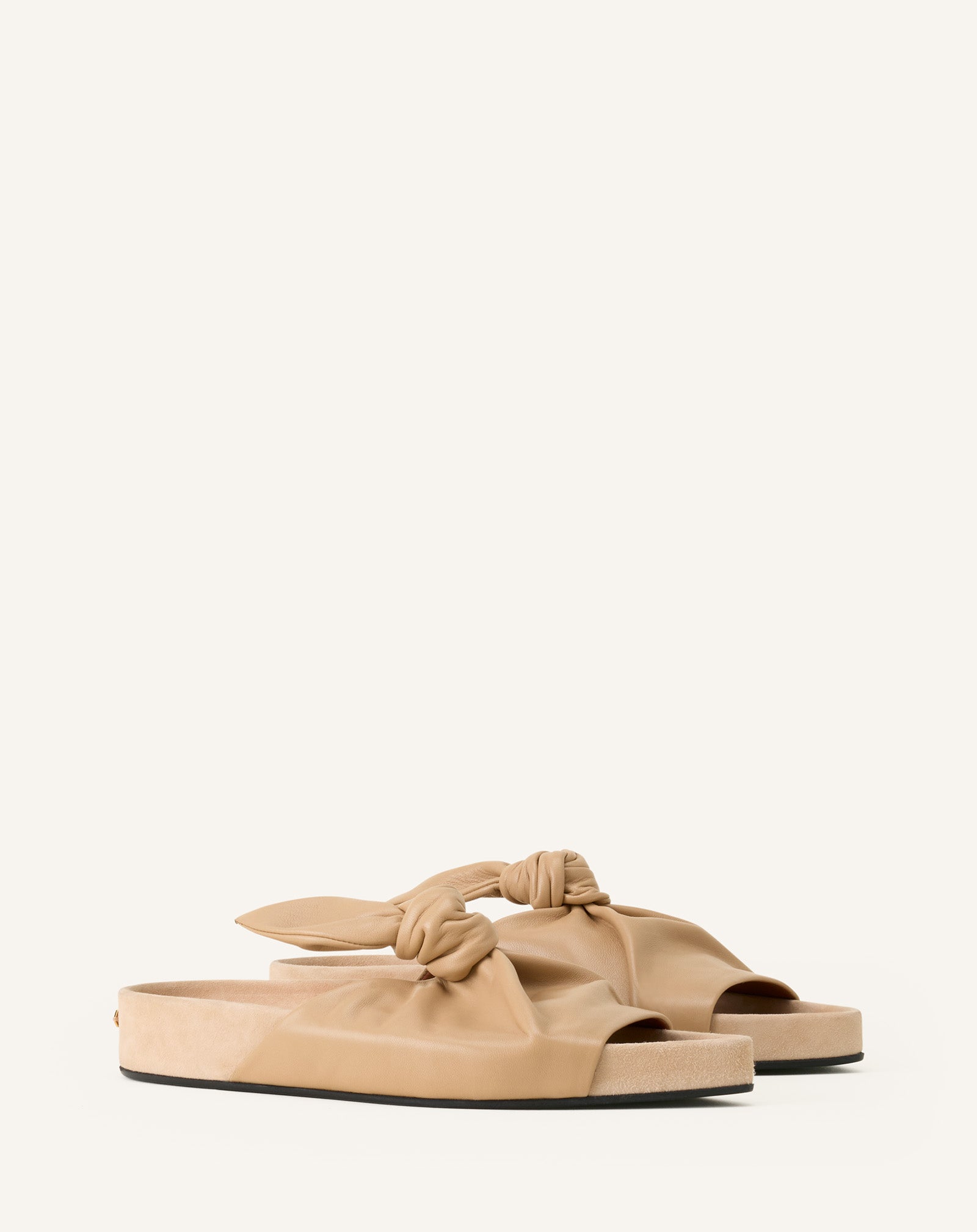 COCOON FLAT LEATHER MULE - Image 2