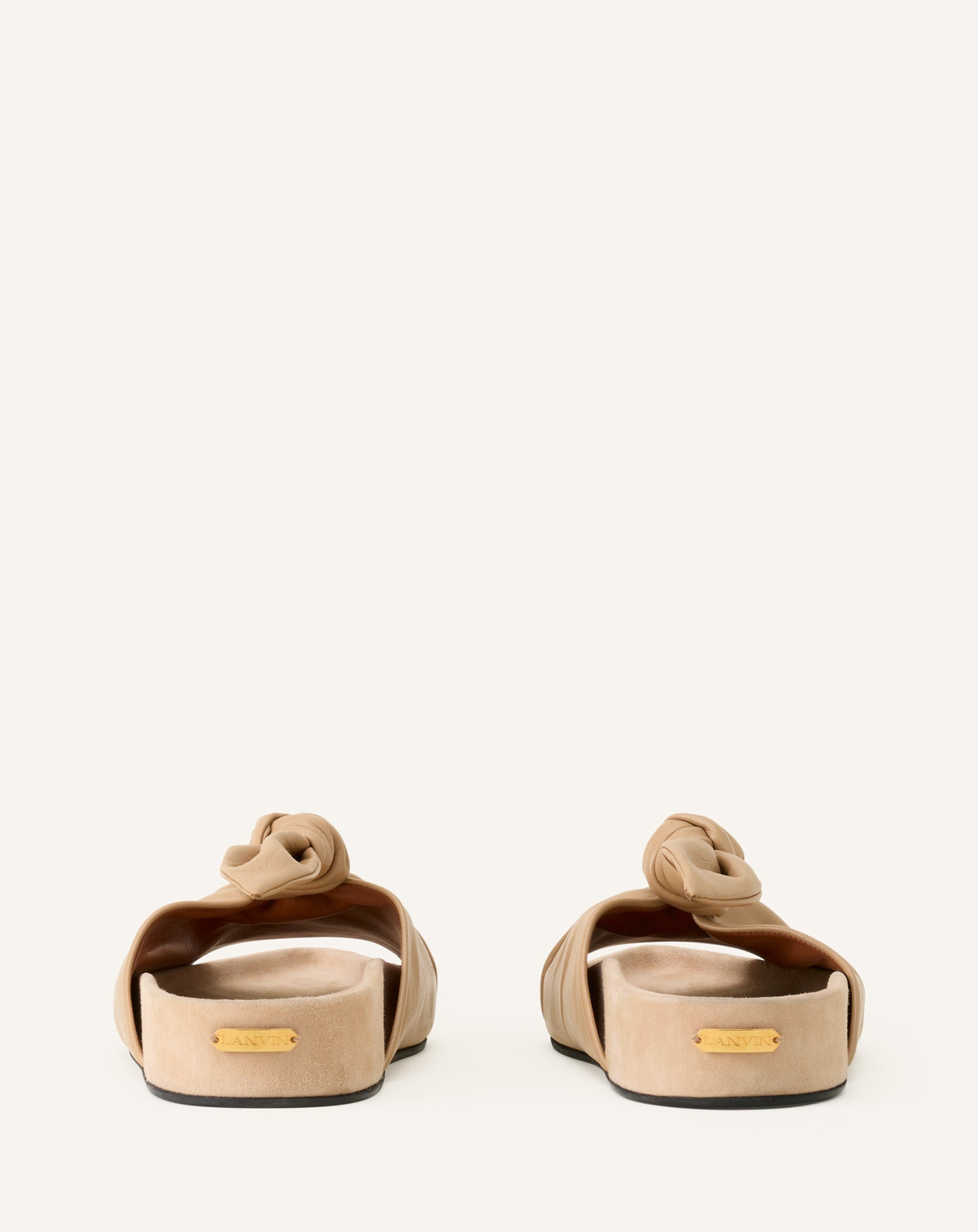 COCOON FLAT LEATHER MULE - Image 3