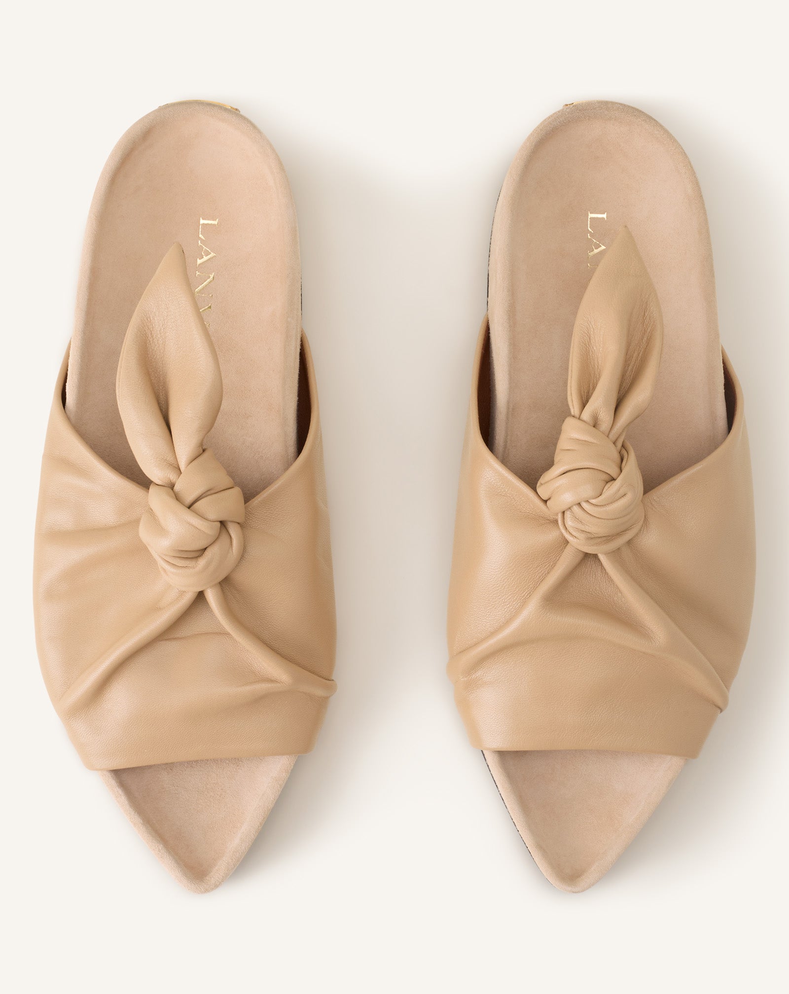 COCOON FLAT LEATHER MULE - Image 4