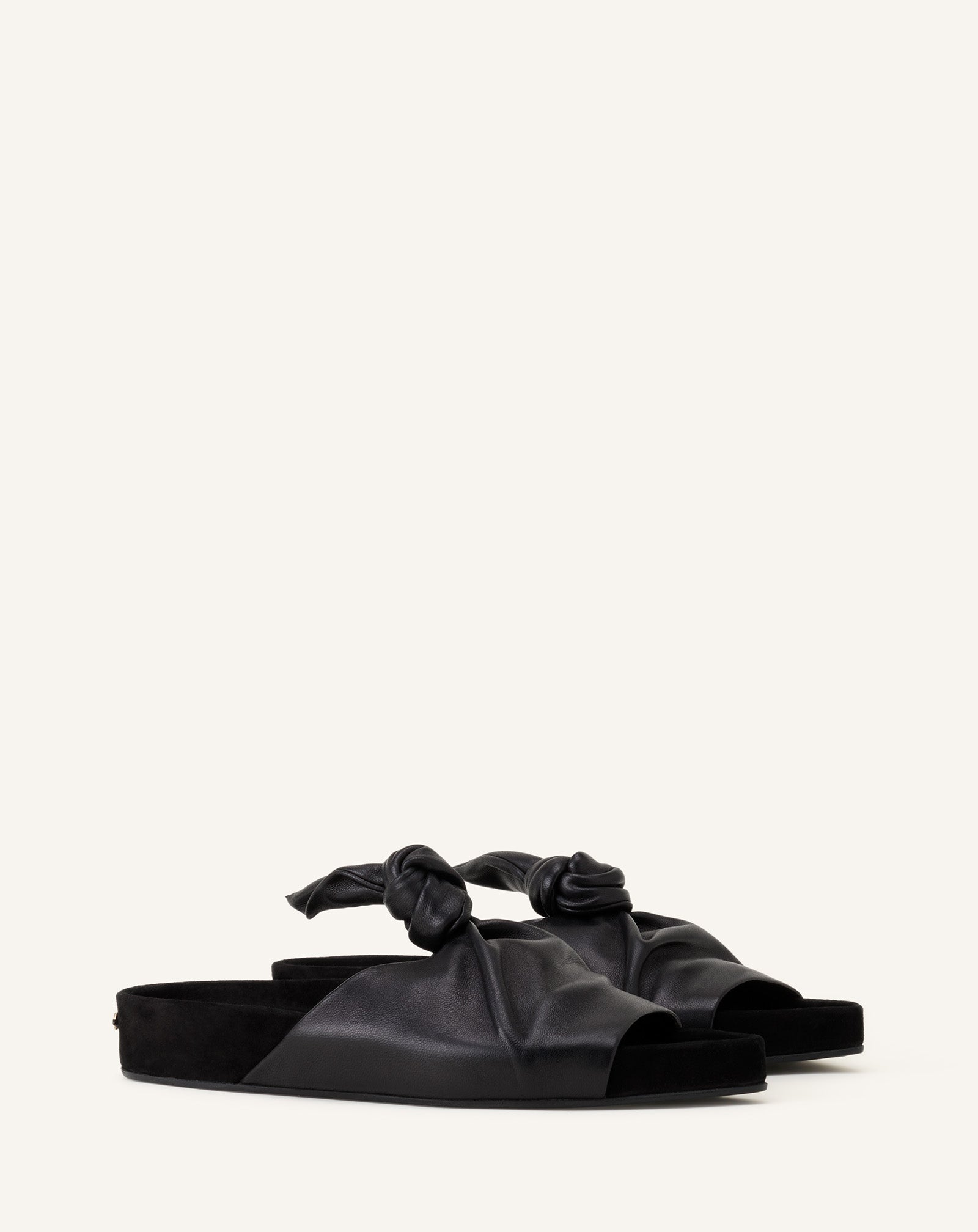 COCOON FLAT LEATHER MULE - Image 2