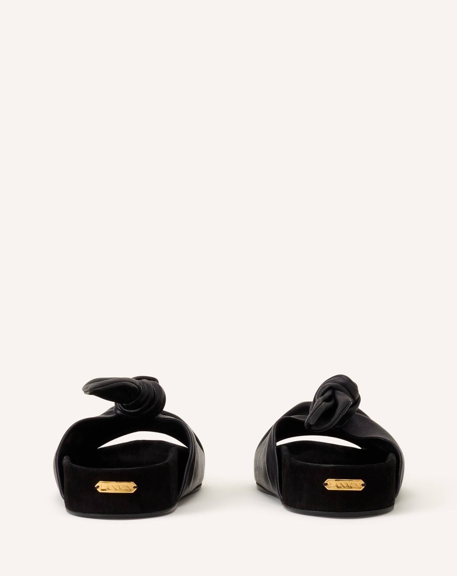 COCOON FLAT LEATHER MULE - Image 3