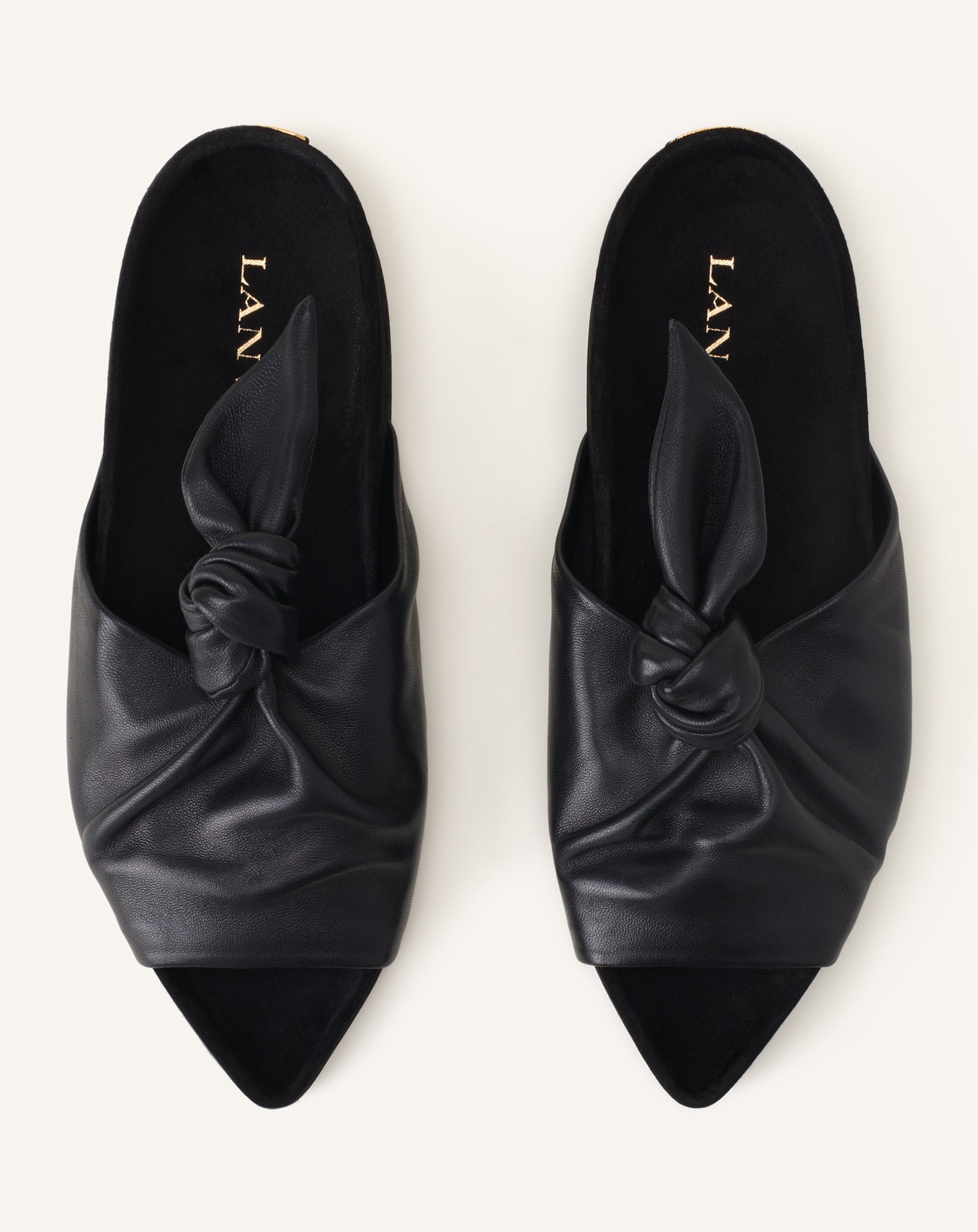 COCOON FLAT LEATHER MULE - Image 4