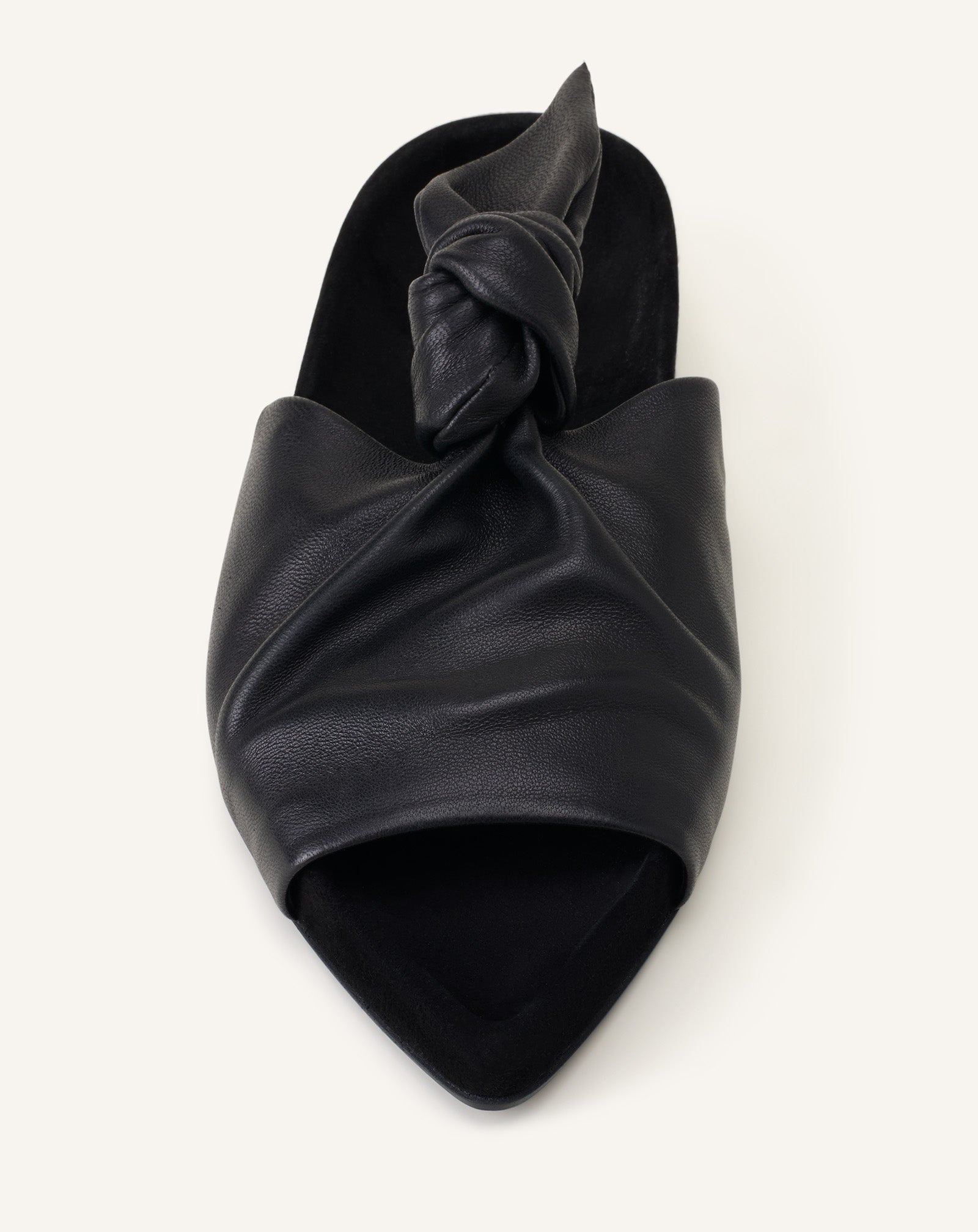 COCOON FLAT LEATHER MULE - Image 5