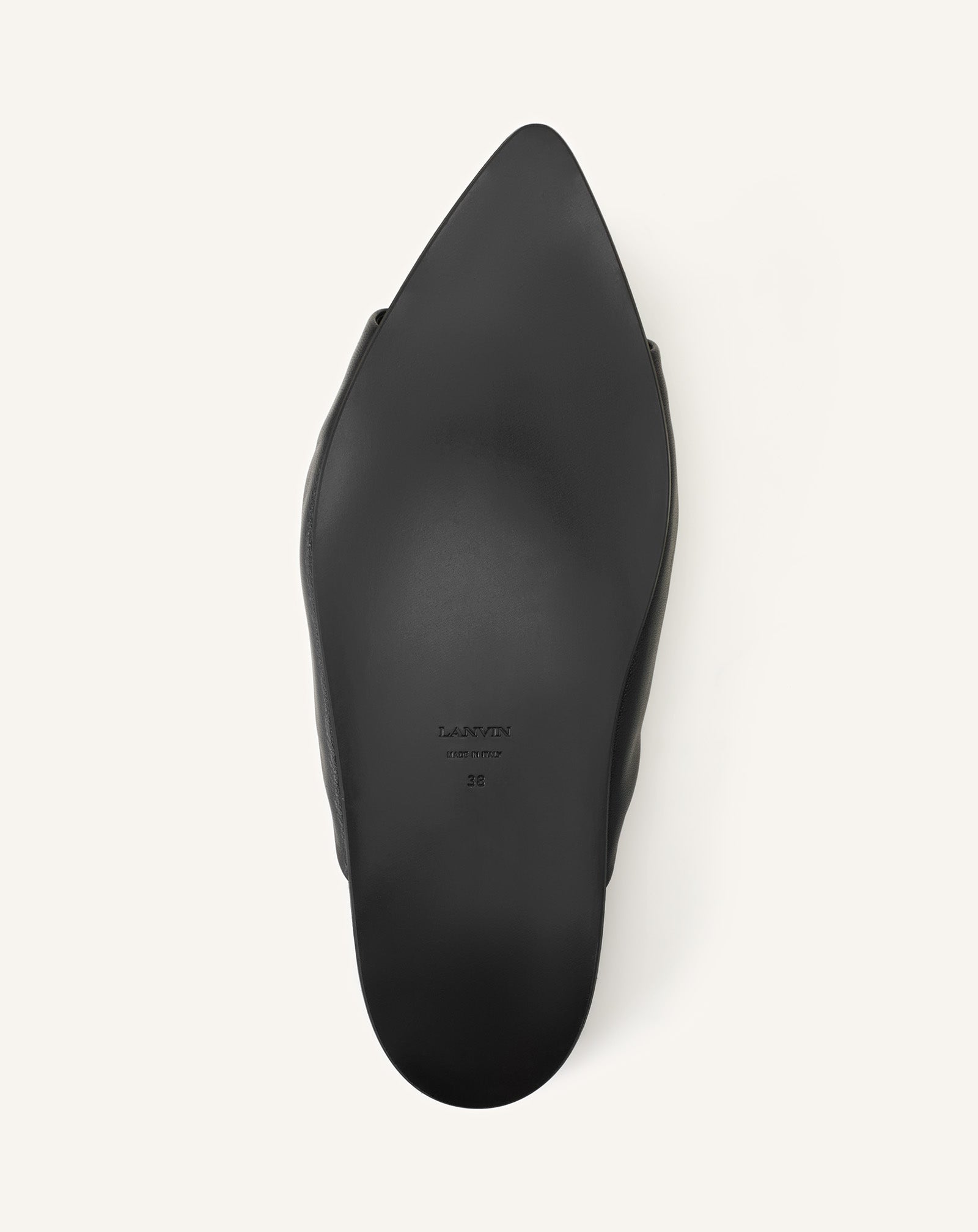 COCOON FLAT LEATHER MULE - Image 6