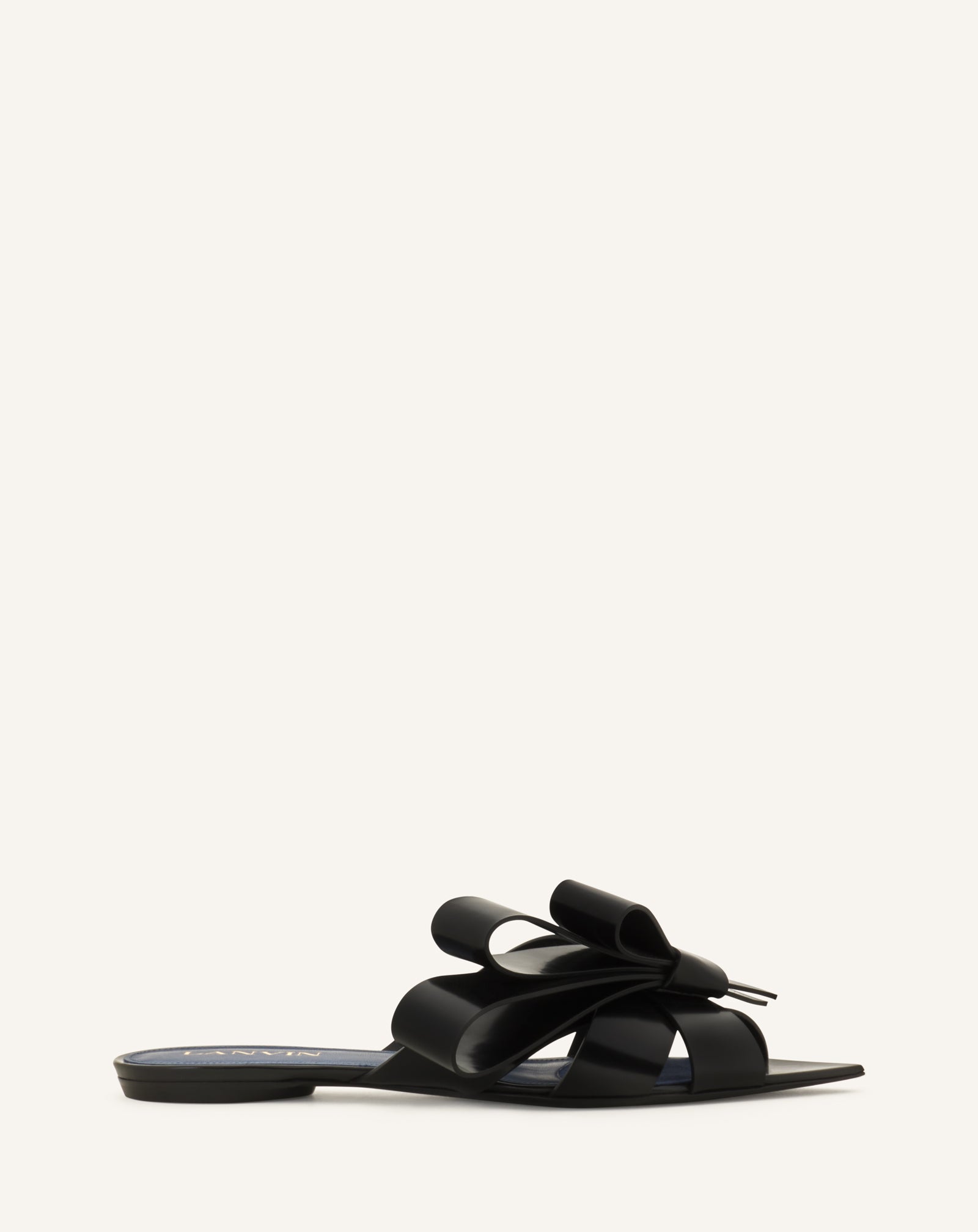 CADEAU MULE FLATS IN LEATHER