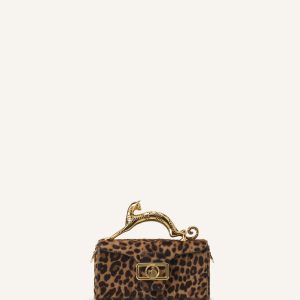 PENCIL CAT NANO BAG IN LEOPARD PRINT