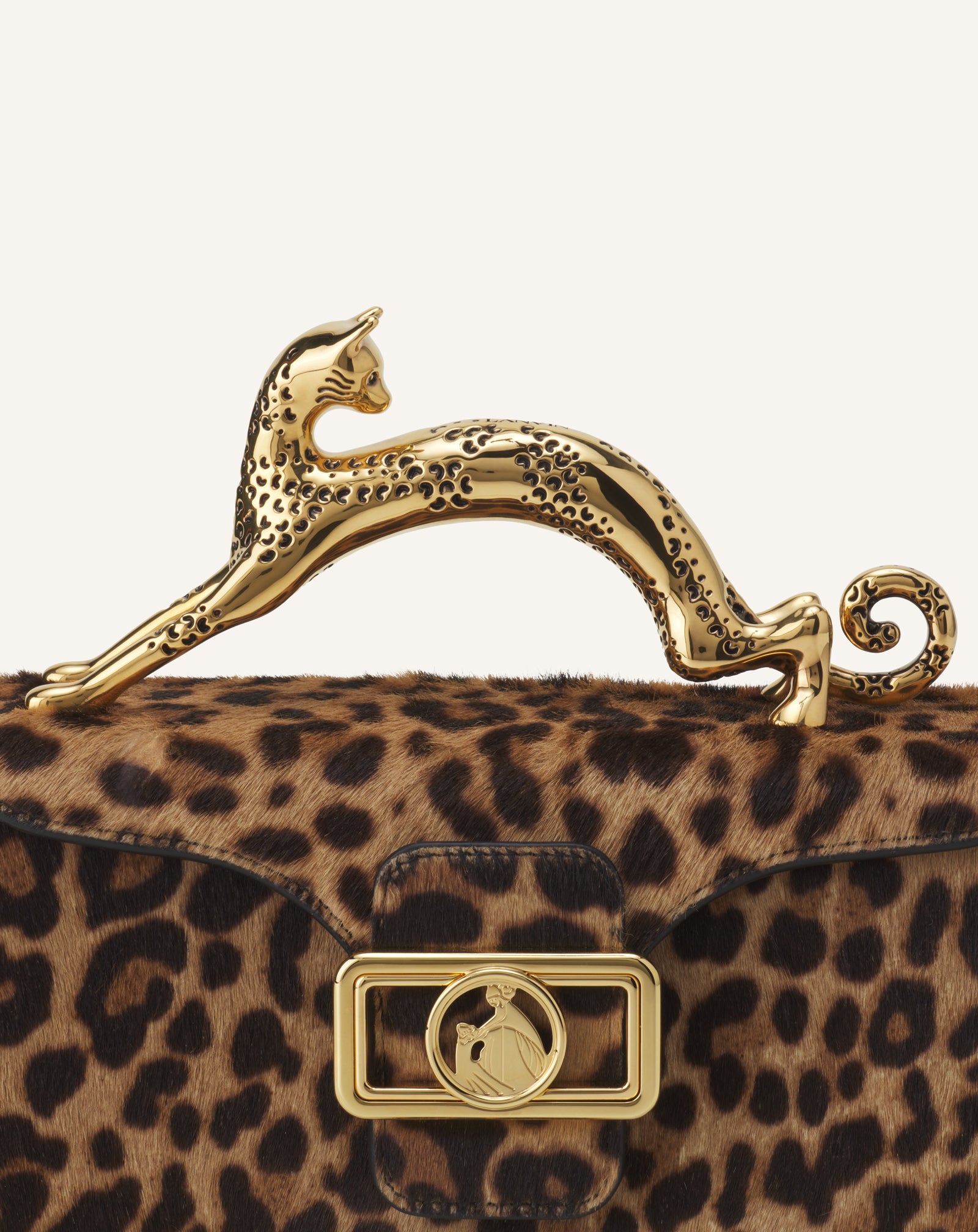 PENCIL CAT NANO BAG IN LEOPARD PRINT - Image 6