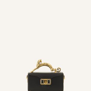 PENCIL CAT NANO BAG IN LEATHER