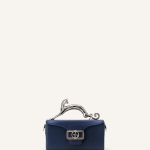 PENCIL CAT NANO BAG IN LEATHER