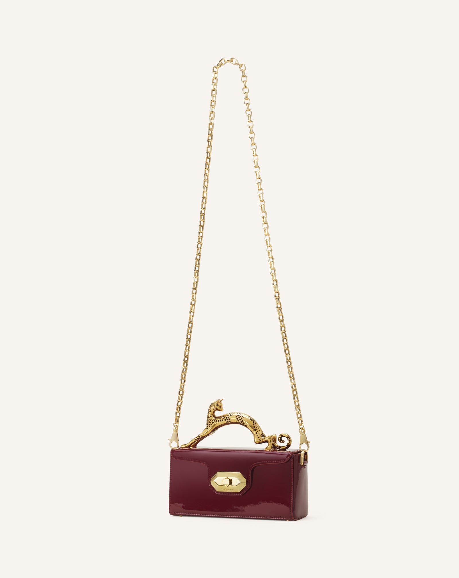 PENCIL CAT NANO BAG IN PATENT LEATHER - Image 3