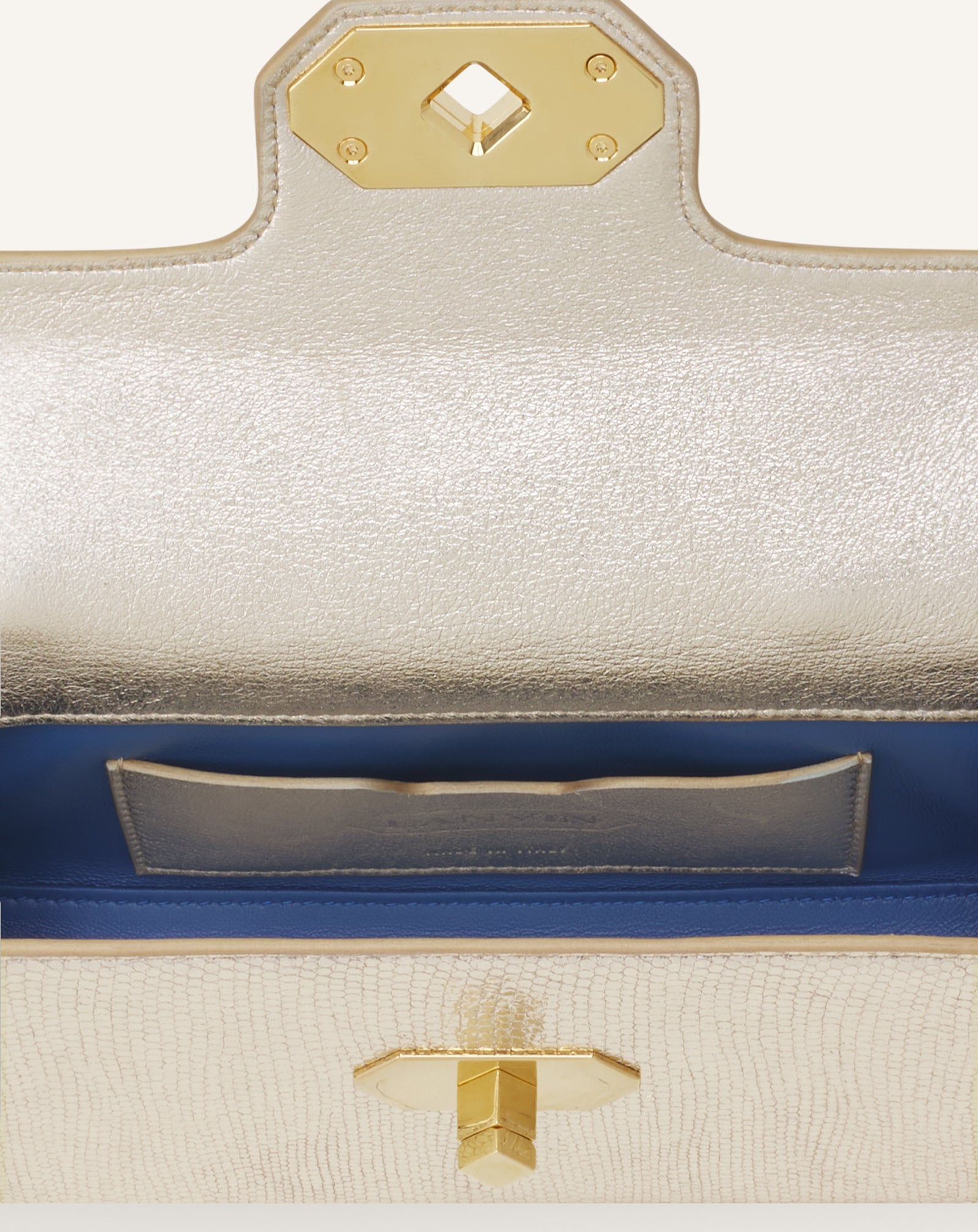 PENCIL CAT NANO BAG IN CRACKLED METALLIC LEATHER - Image 10