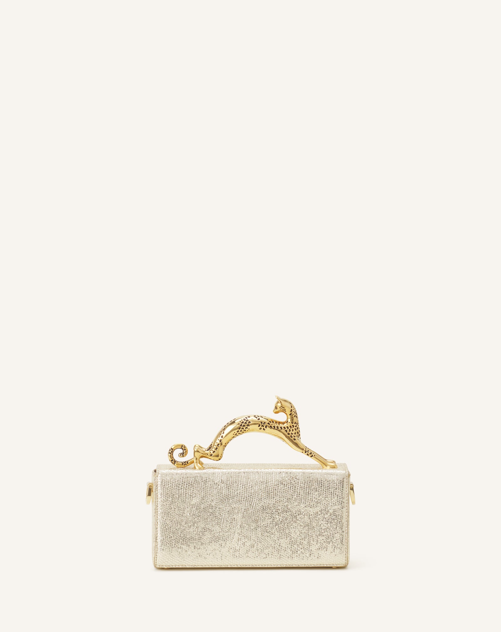 PENCIL CAT NANO BAG IN CRACKLED METALLIC LEATHER - Image 4