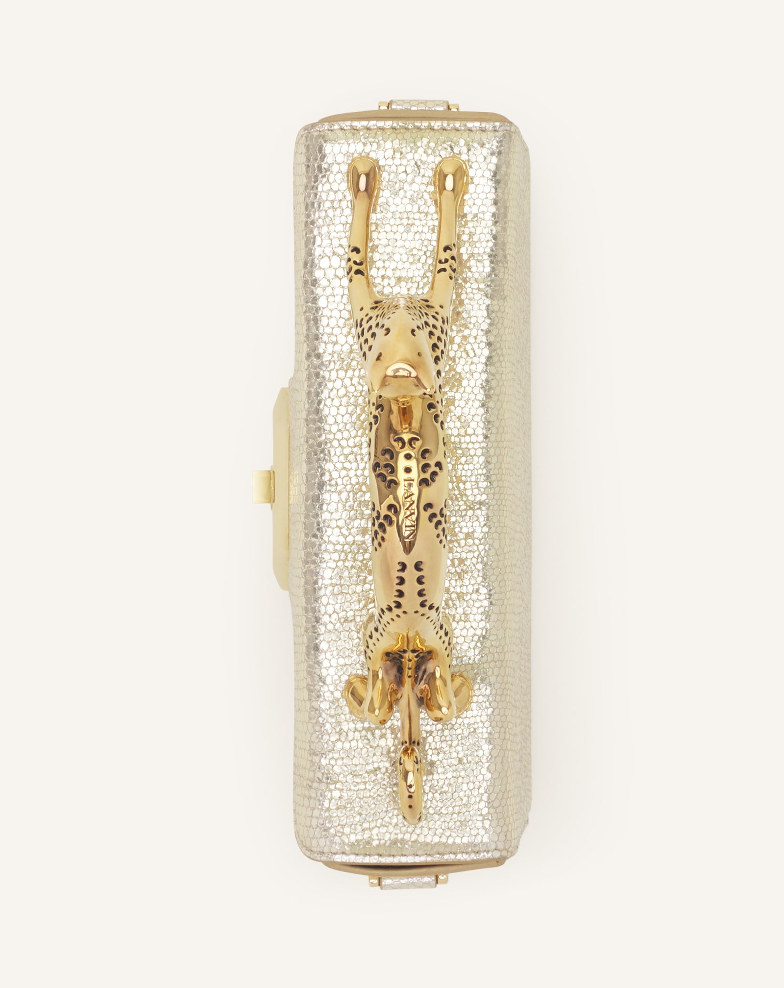 PENCIL CAT NANO BAG IN CRACKLED METALLIC LEATHER - Image 5