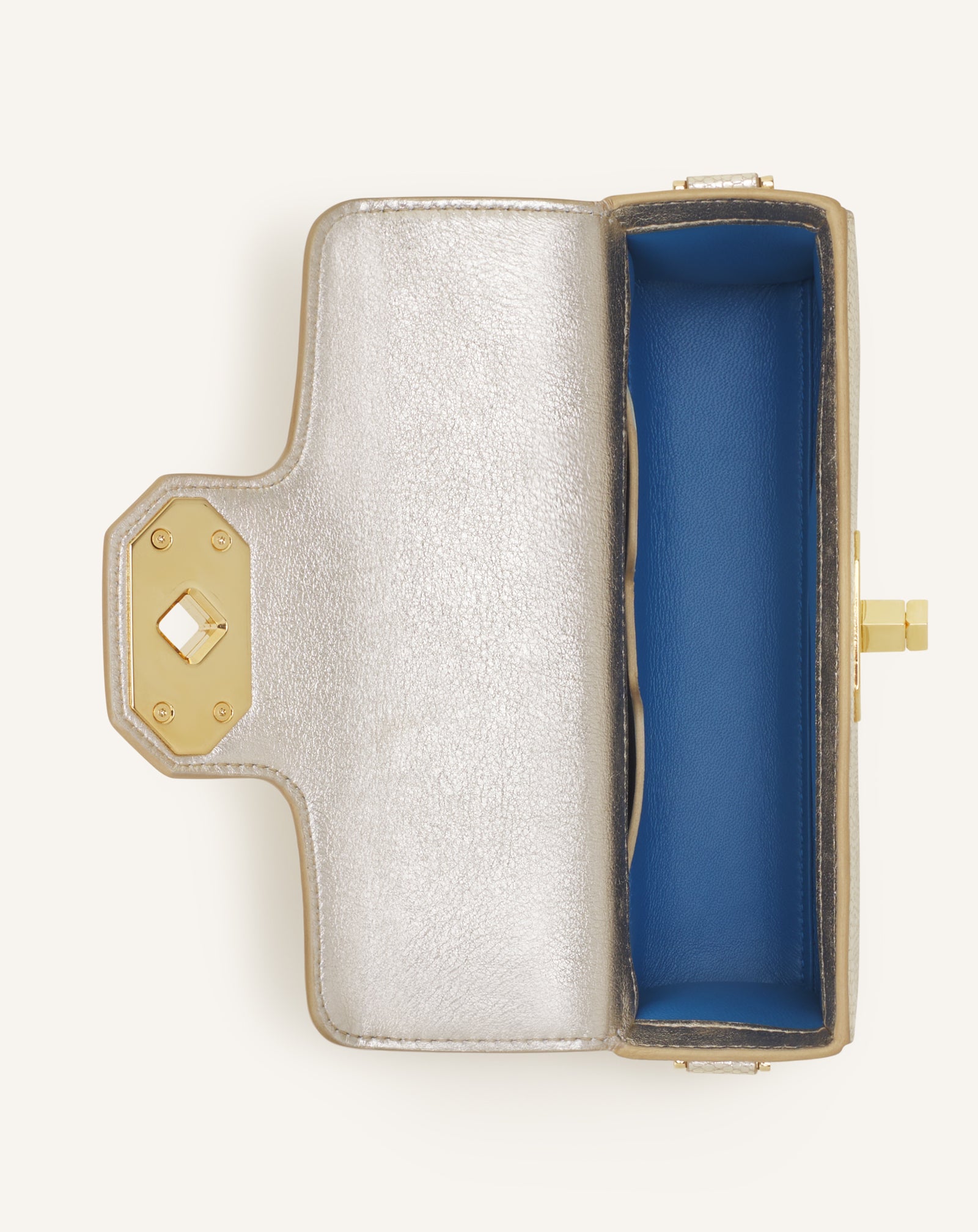 PENCIL CAT NANO BAG IN CRACKLED METALLIC LEATHER - Image 9