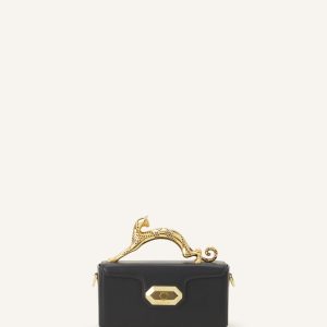 PENCIL CAT NANO BAG IN LEATHER