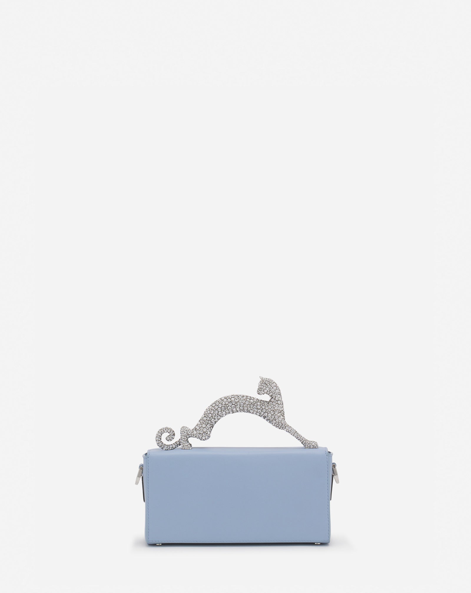 PENCIL CAT NANO BAG IN LEATHER AND RHINESTONES - Image 4