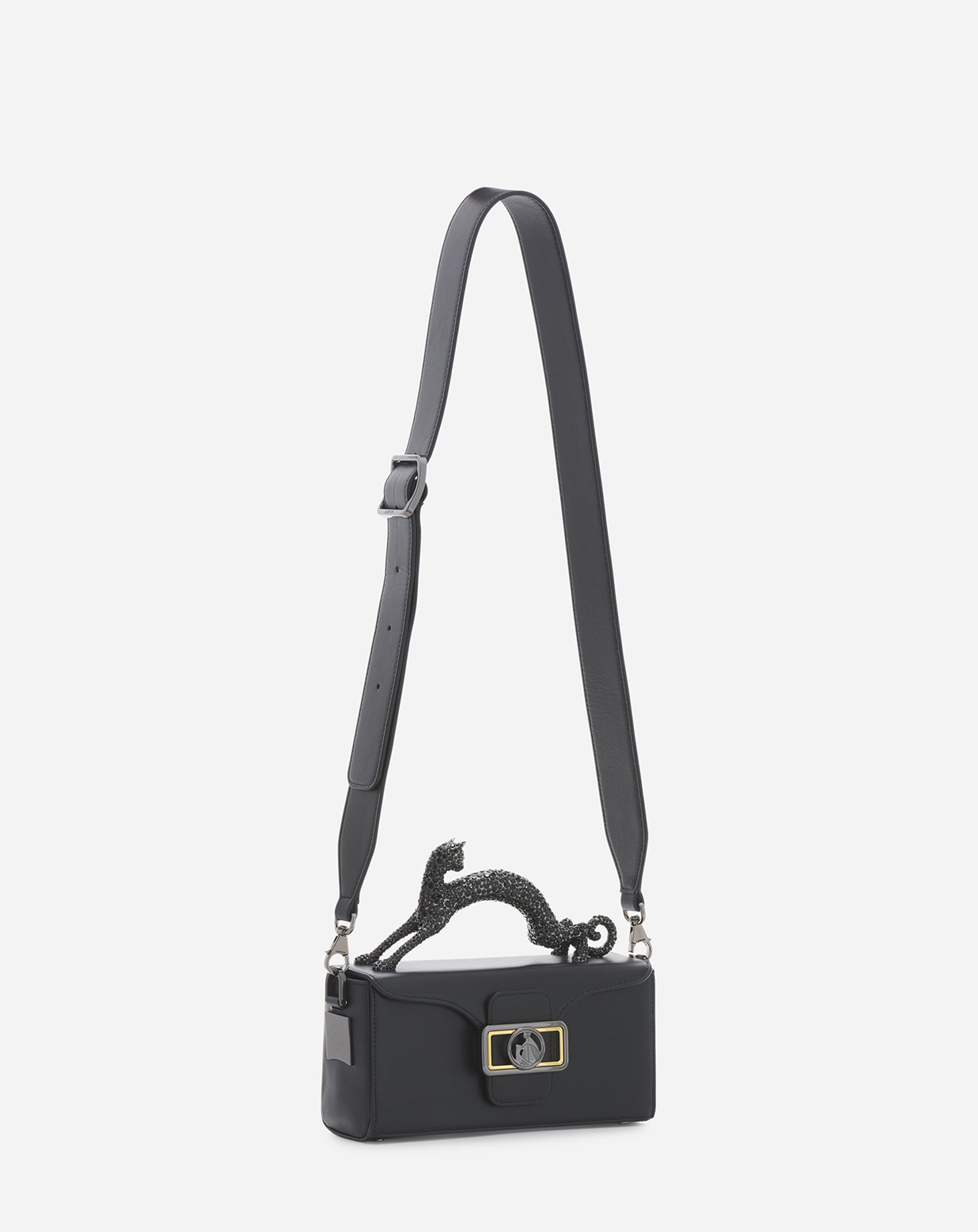 PENCIL CAT NANO BAG IN LEATHER - Image 3