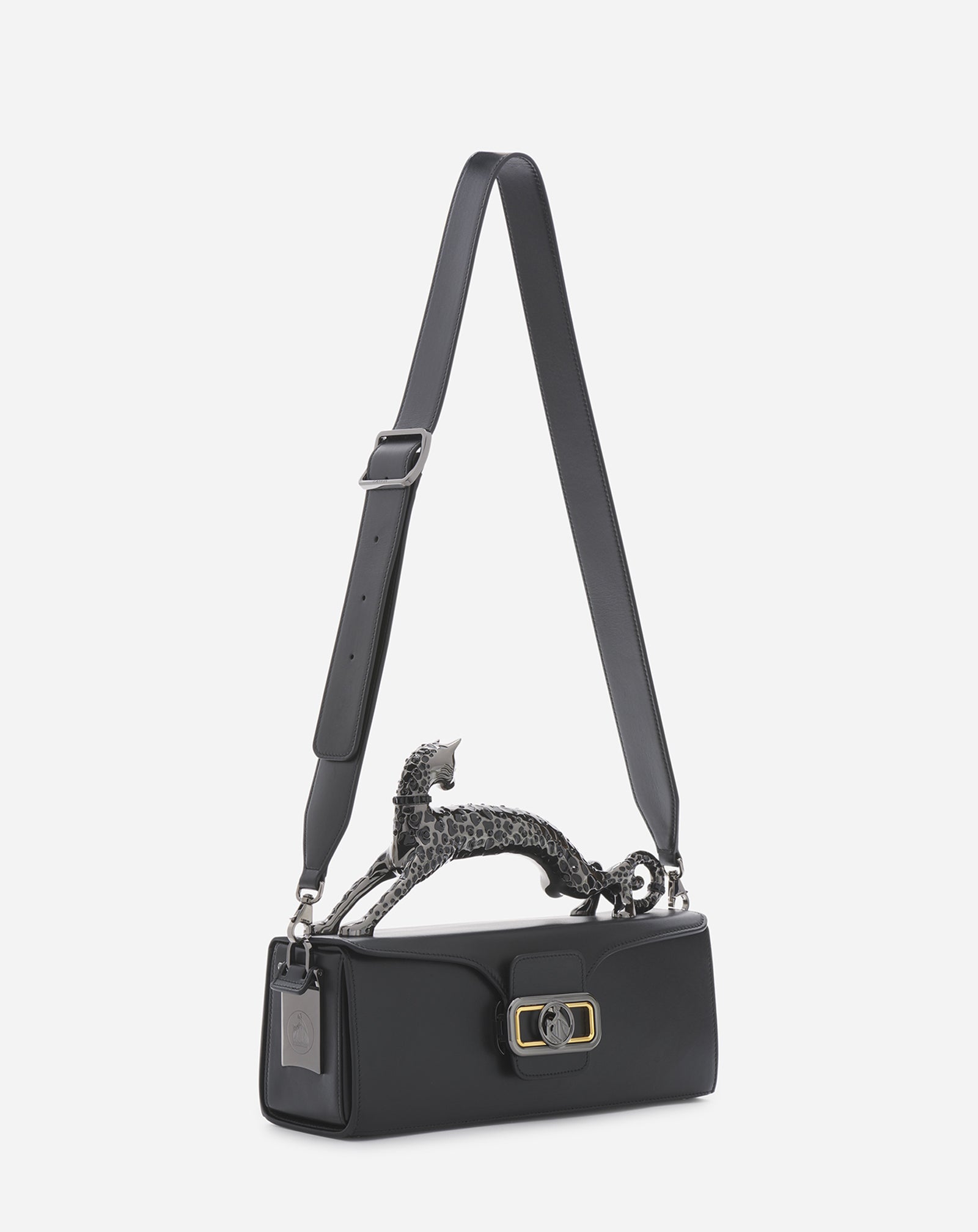 PENCIL CAT BAG IN LEATHER - Image 3