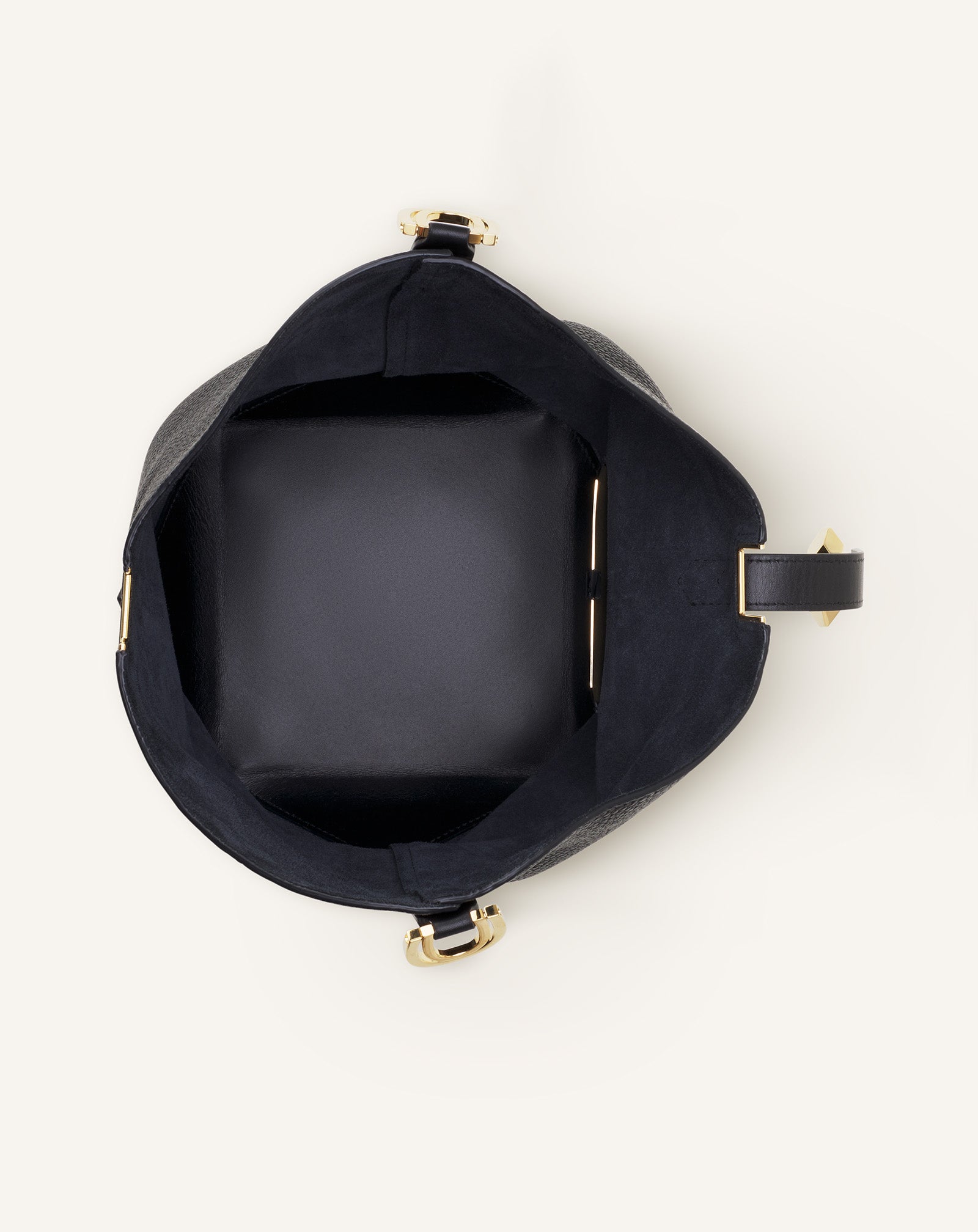 CATCH BY LANVIN BUCKET BAG IN GRAINED LEATHER - Image 5