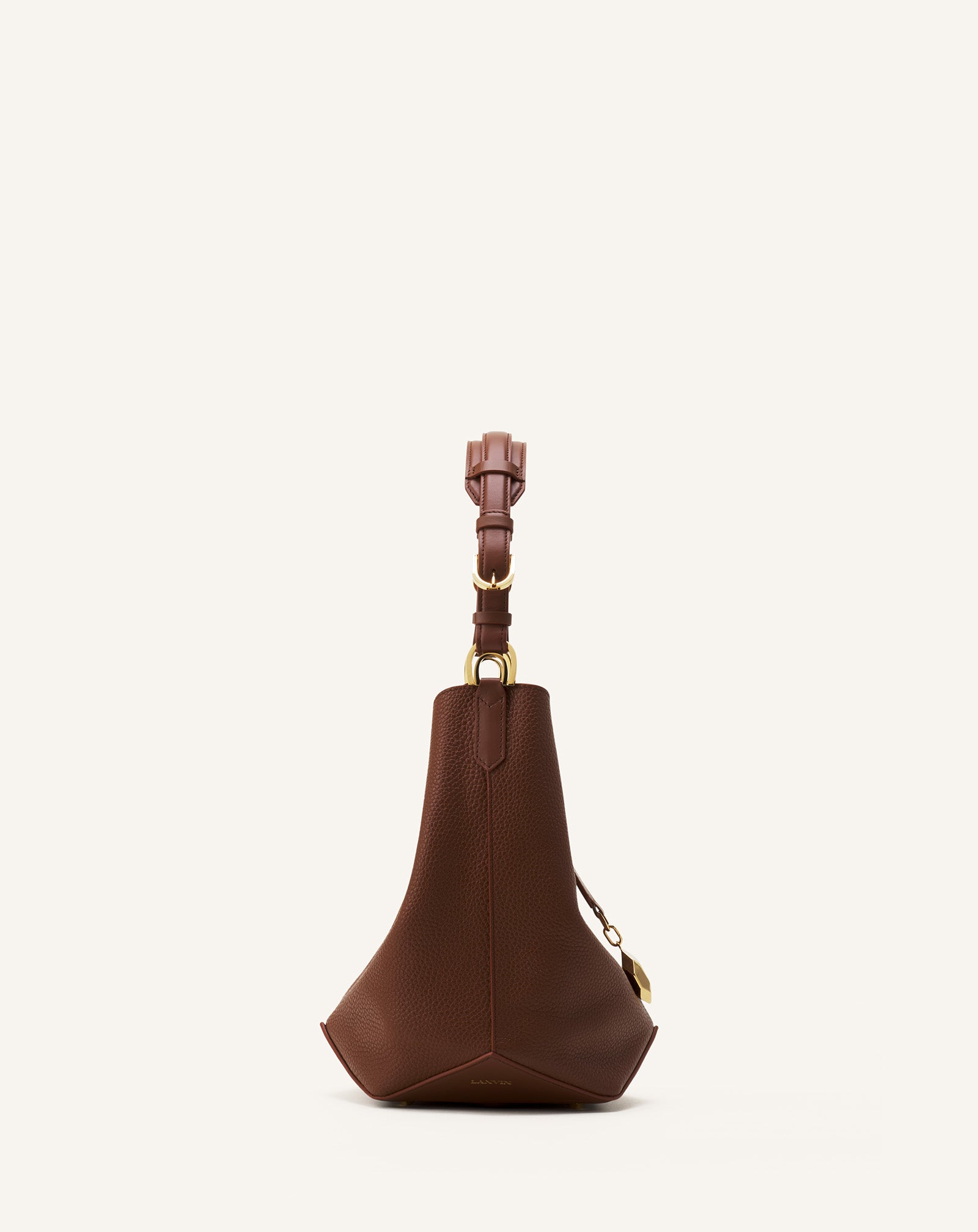 CATCH BY LANVIN BUCKET BAG IN GRAINED LEATHER - Image 7