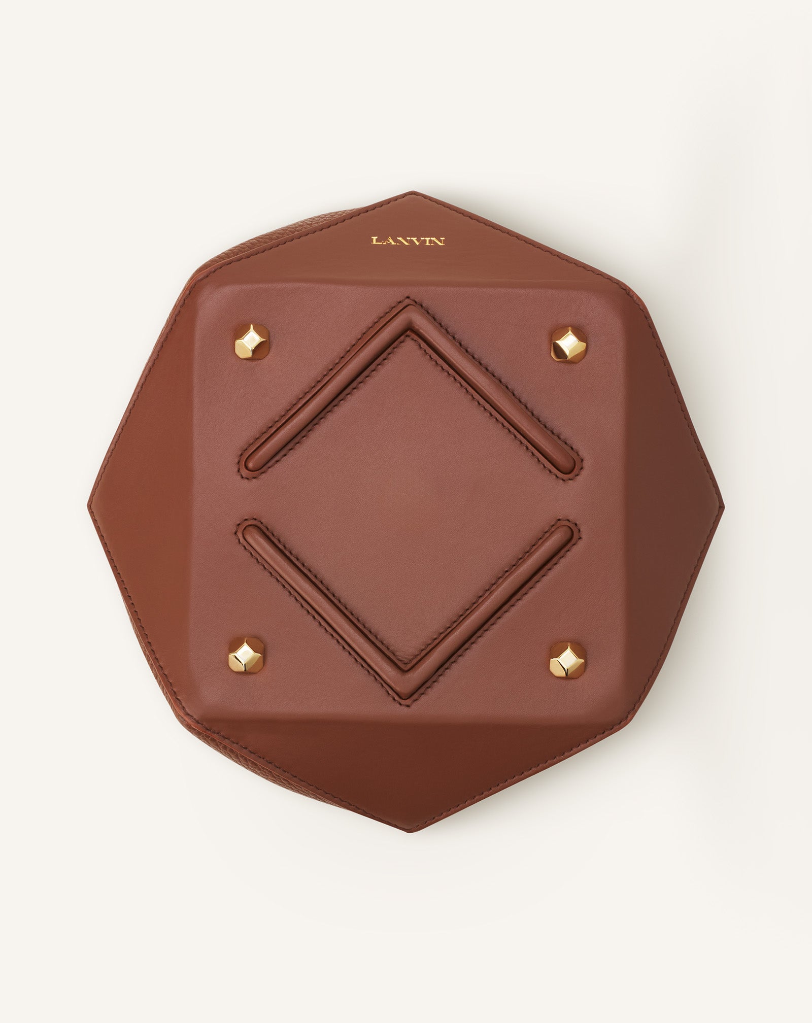 CATCH BY LANVIN BUCKET BAG IN GRAINED LEATHER - Image 6