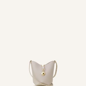 CATCH BY LANVIN NANO BUCKET BAG IN LEATHER