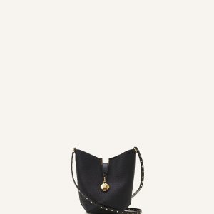 CATCH BY LANVIN NANO BUCKET BAG IN LEATHER