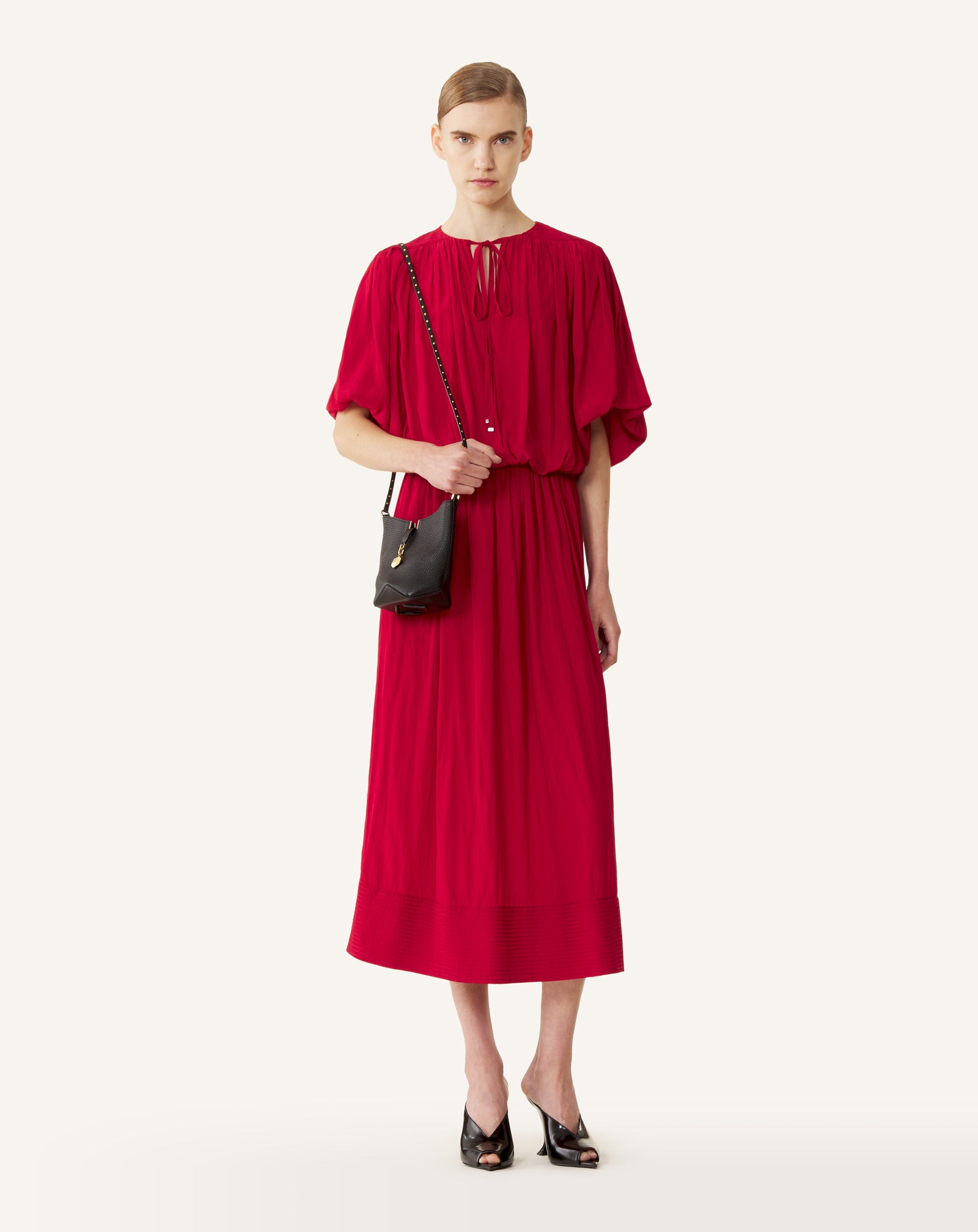 CATCH BY LANVIN NANO BUCKET BAG IN LEATHER - Image 2