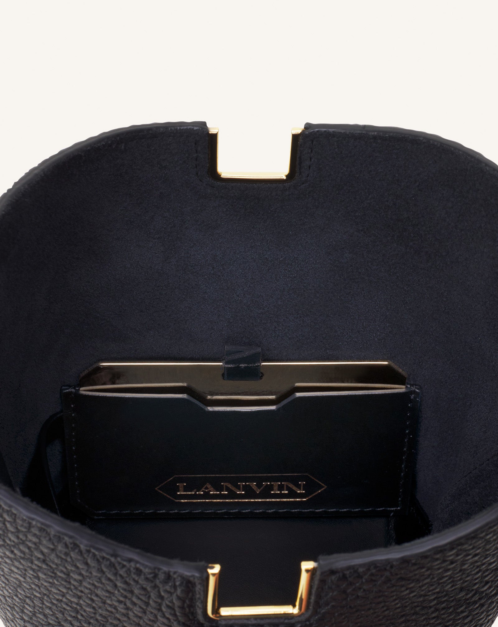 CATCH BY LANVIN NANO BUCKET BAG IN LEATHER - Image 8