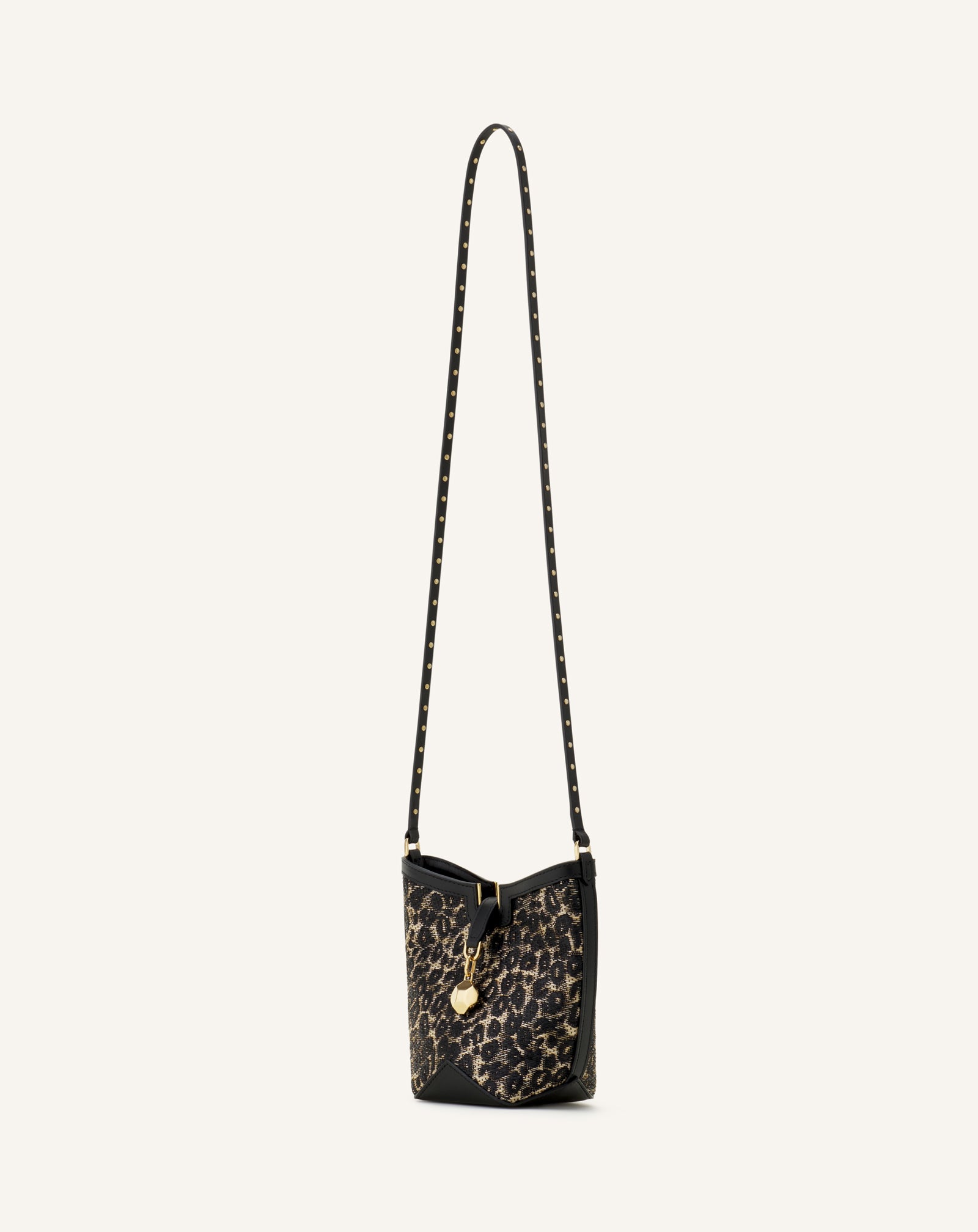 CATCH BY LANVIN NANO BUCKET BAG IN RAFFIA - Image 3