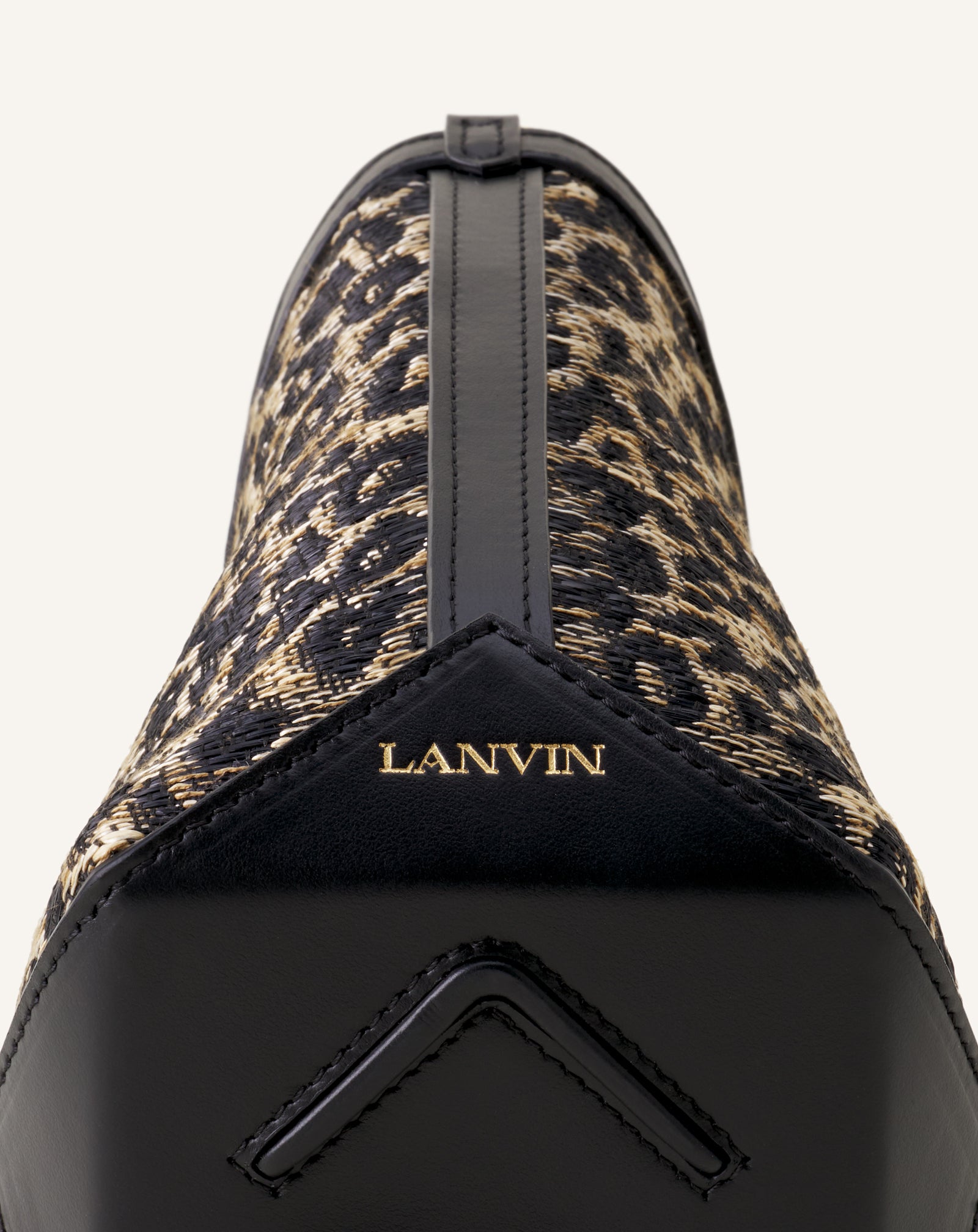 CATCH BY LANVIN NANO BUCKET BAG IN RAFFIA - Image 9