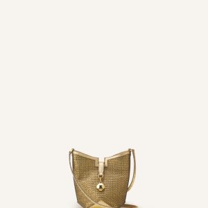 CATCH BY LANVIN BUCKET BAG IN RAFFIA