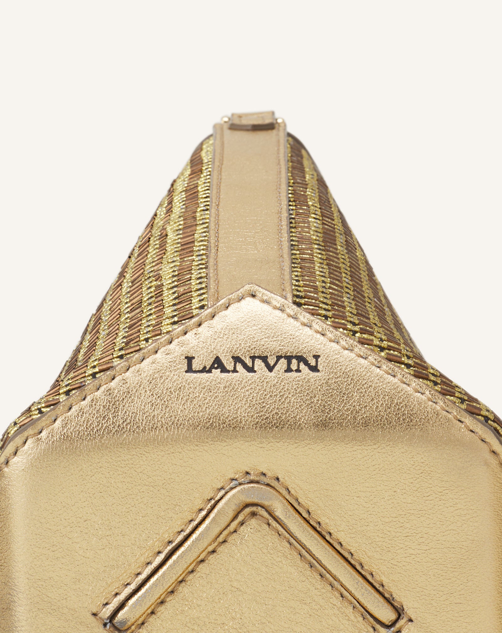 CATCH BY LANVIN BUCKET BAG IN RAFFIA - Image 10