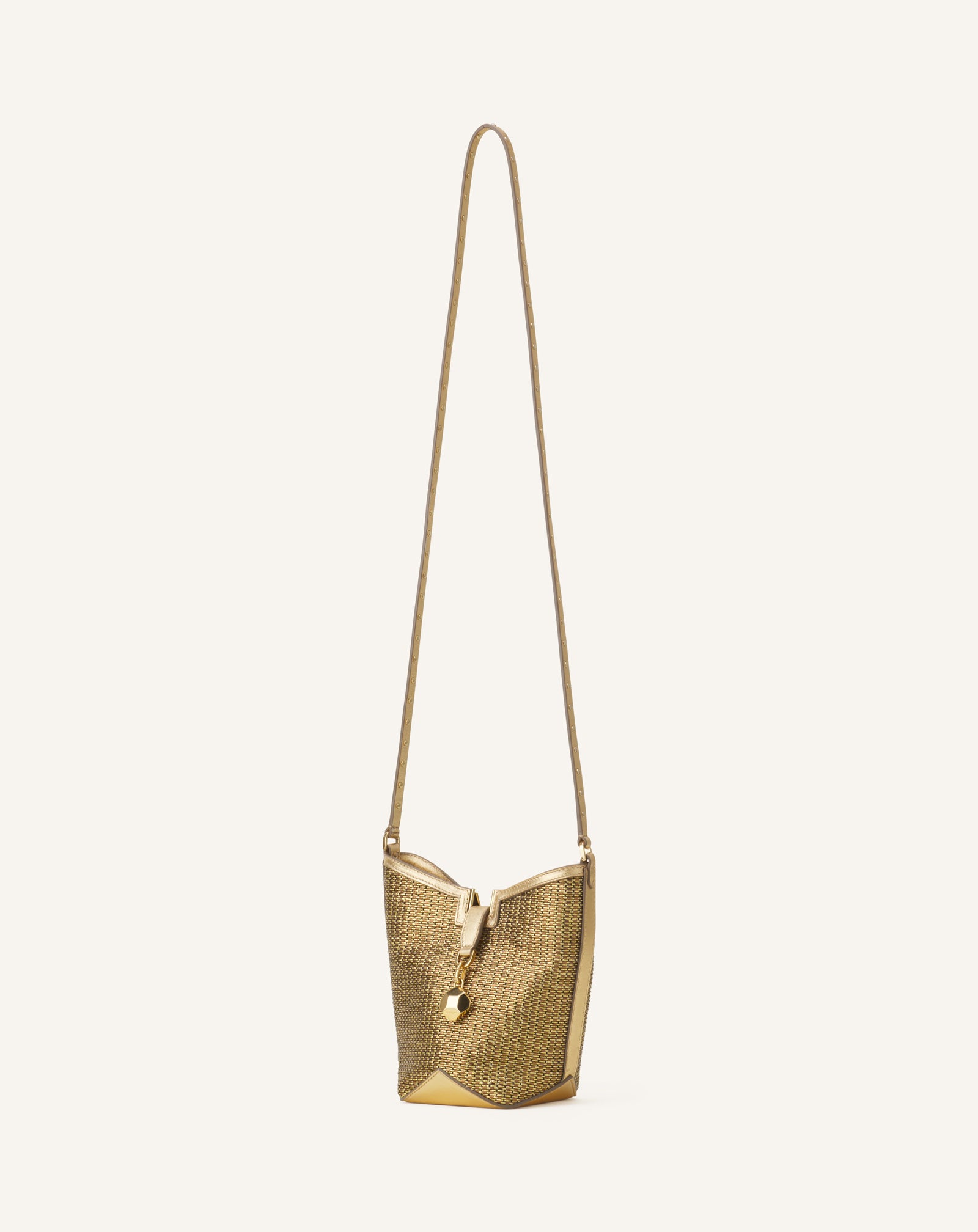 CATCH BY LANVIN BUCKET BAG IN RAFFIA - Image 3