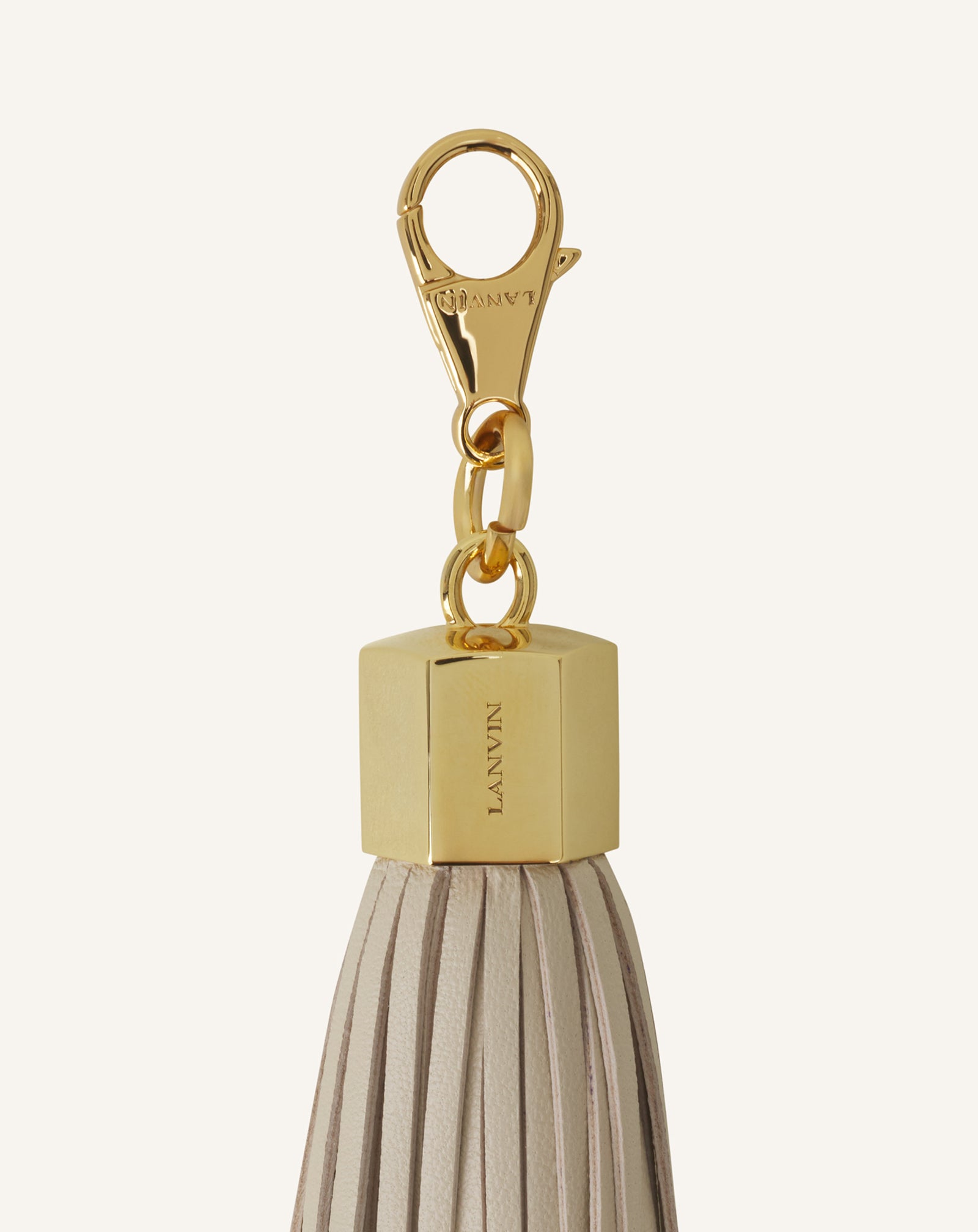 LEATHER POMPOM BAG CHARM - Image 2
