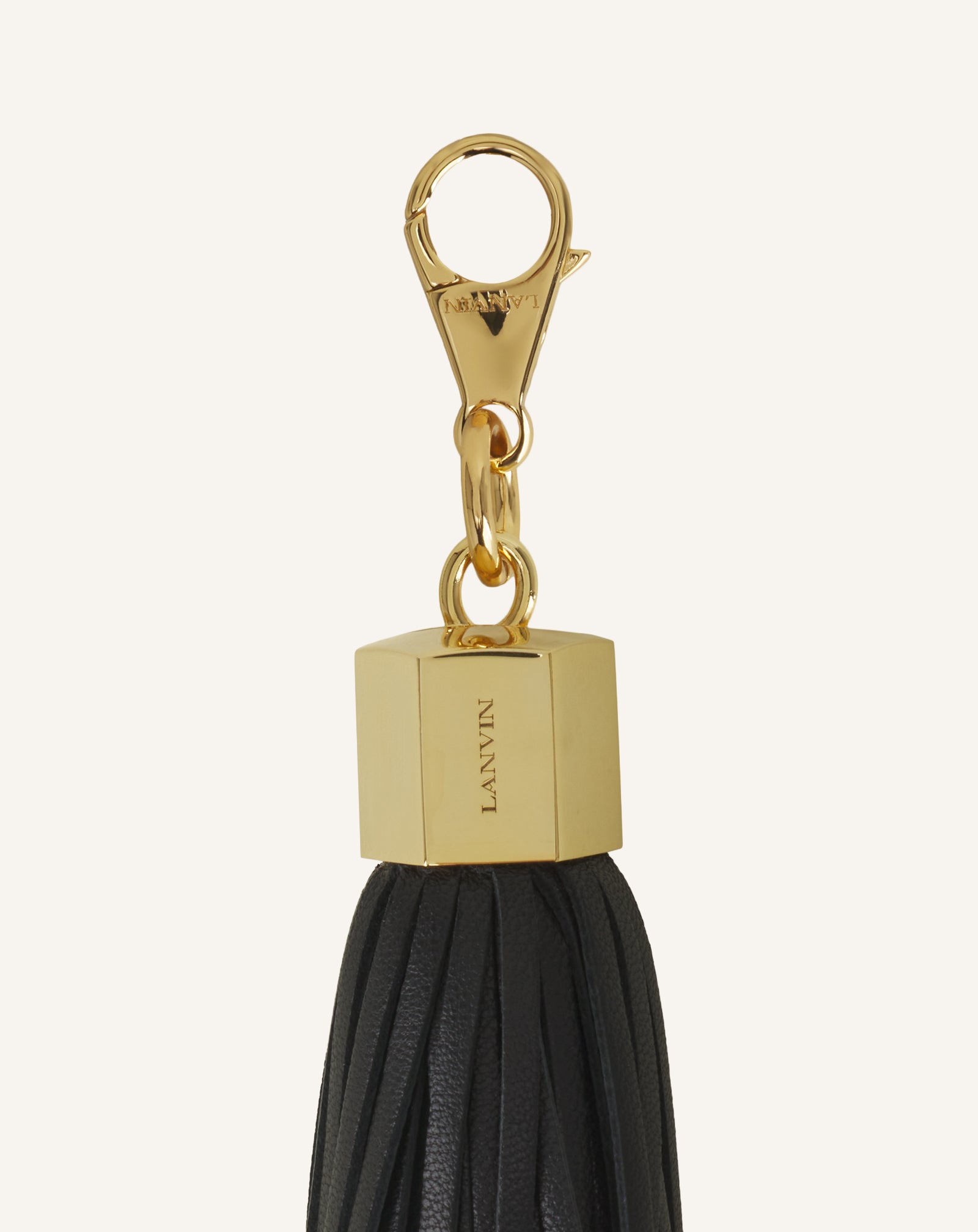 LEATHER POMPOM BAG CHARM - Image 2