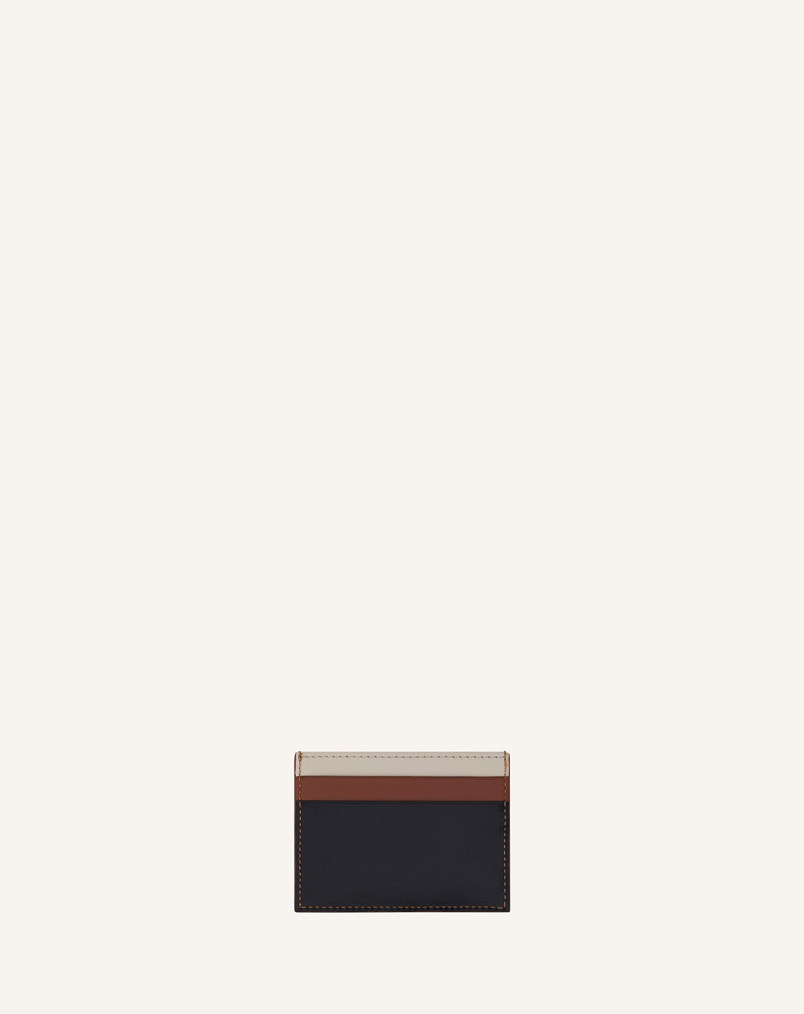 TRICOLOR LEATHER CARD HOLDER - Image 2