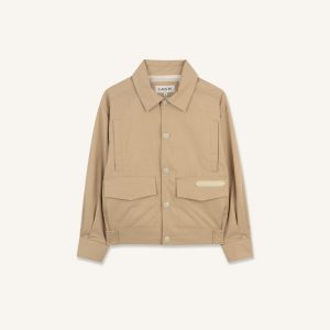VISCOSE JACKET WITH LANVIN LOGO