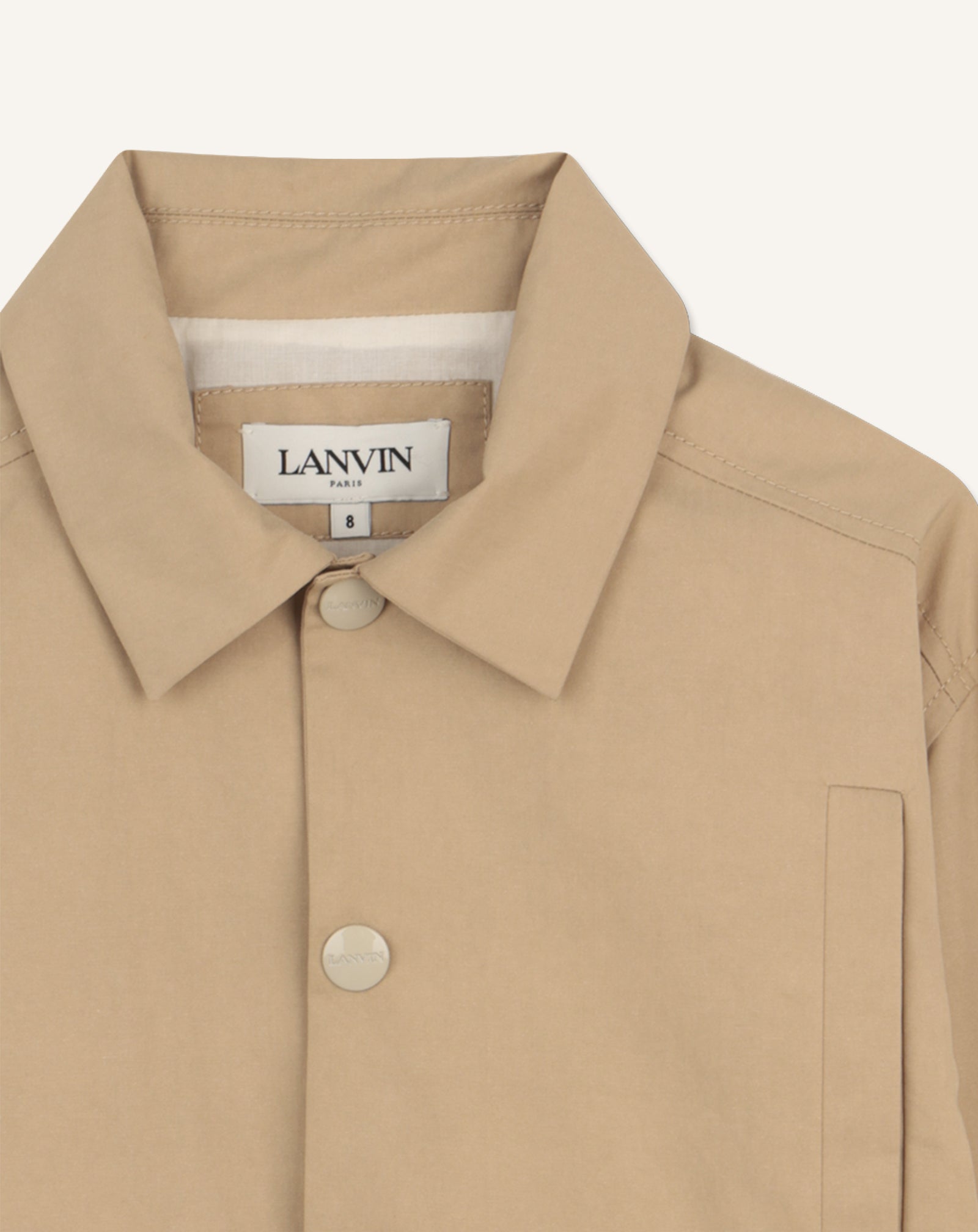 VISCOSE JACKET WITH LANVIN LOGO - Image 4