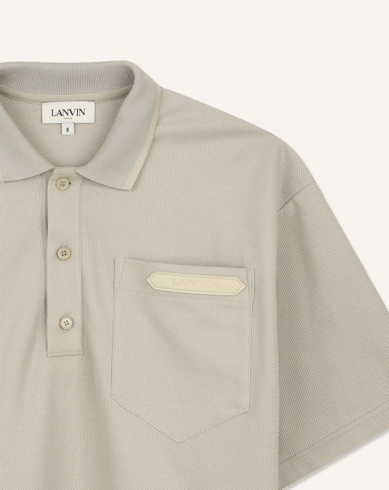 EMBROIDERED LANVIN POLO SHIRT - Image 3