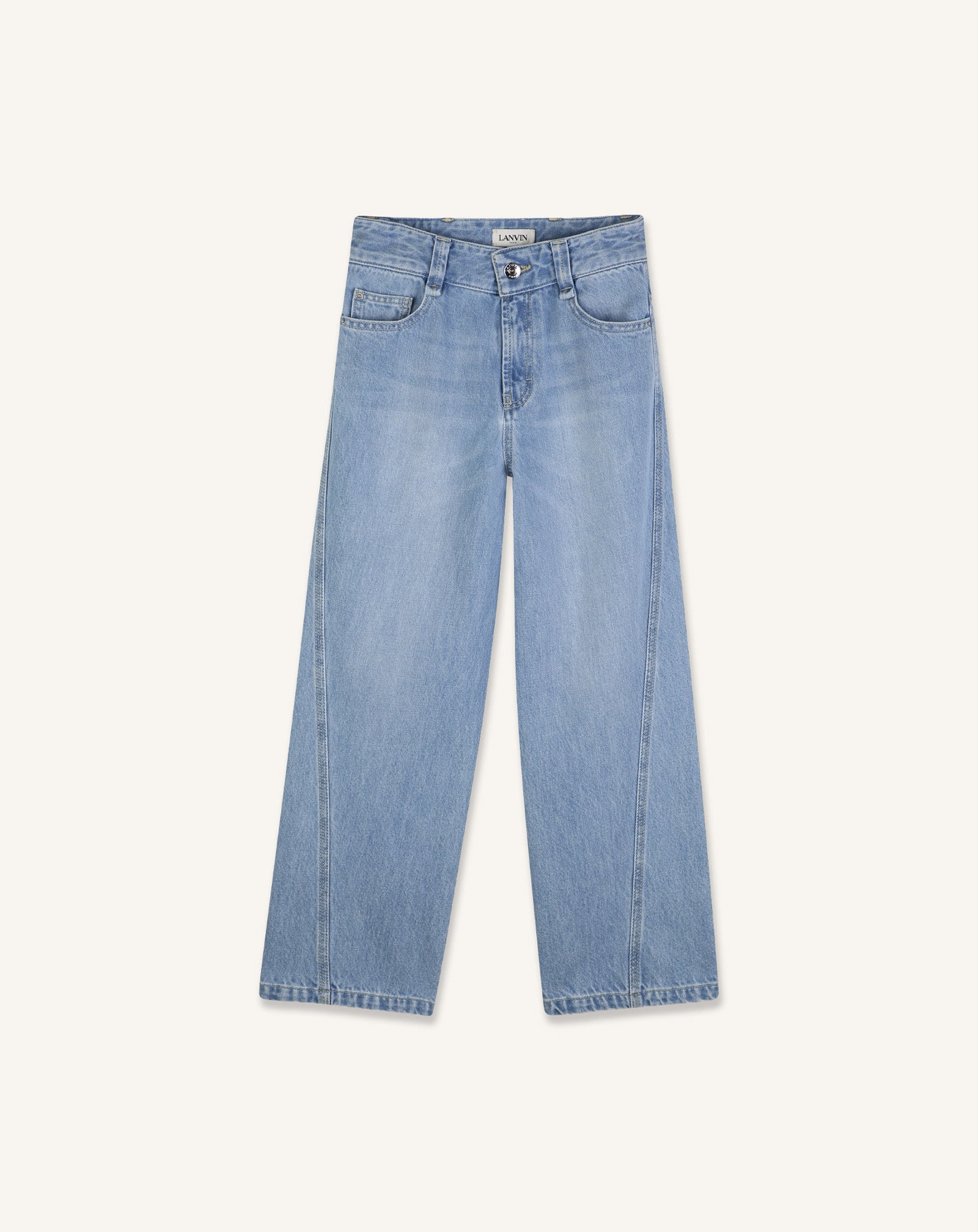 TWISTED STITCH DENIM PANTS