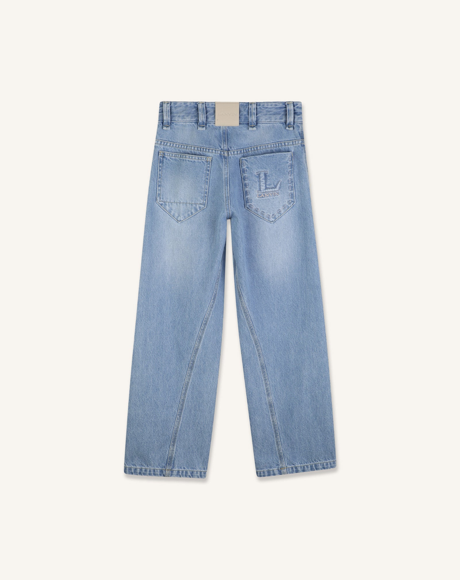 TWISTED STITCH DENIM PANTS - Image 3